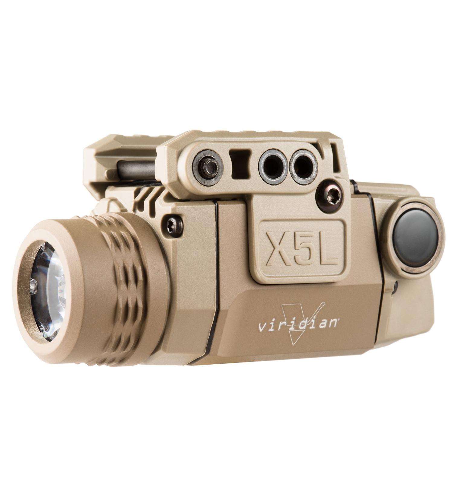 Viridian X5L-FDE Green Laser & Light Combo - Tactical Light Flat Dark Earth - Buy Online on SooperMarket.com