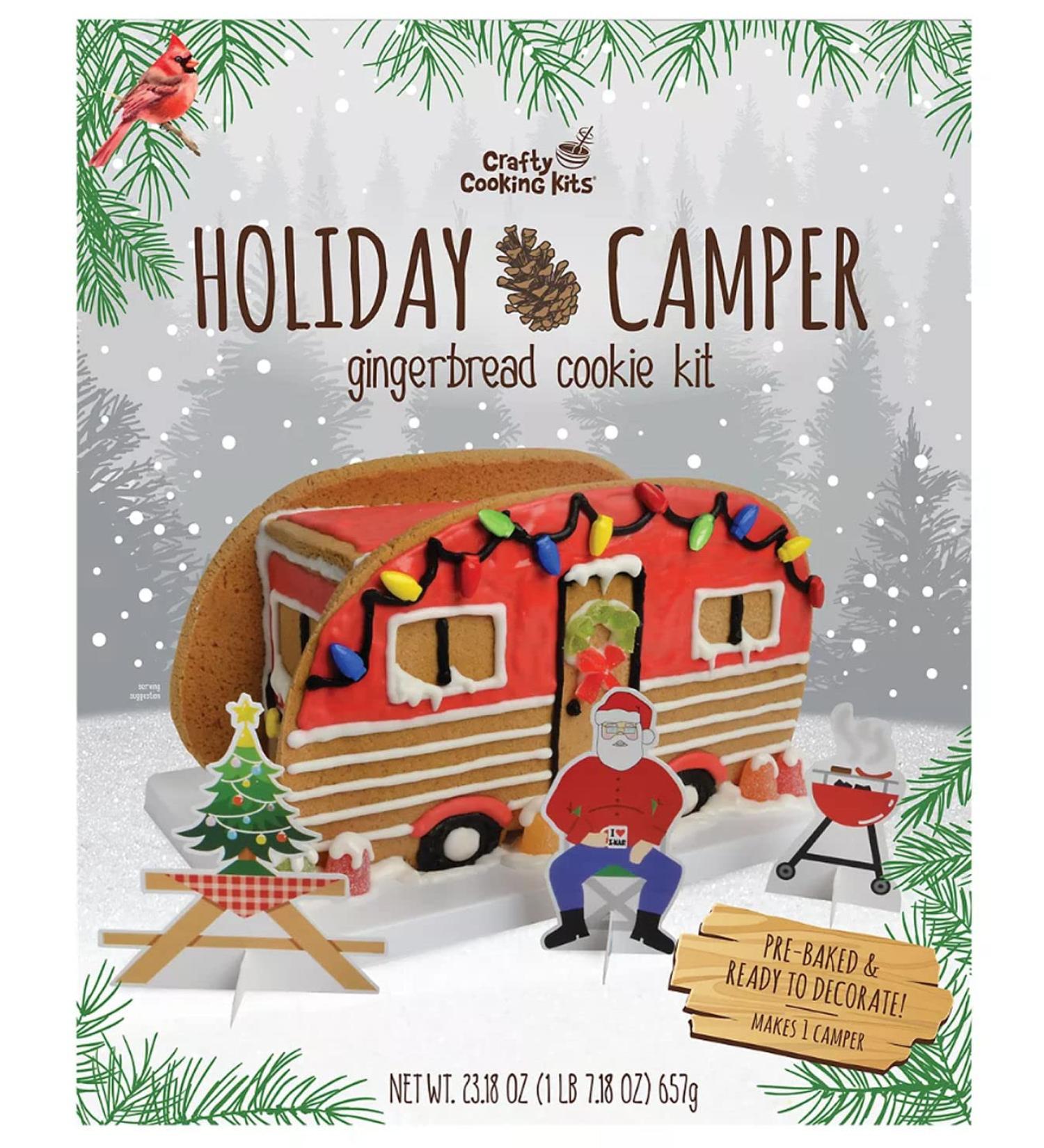 Holiday Gingerbread Camper Cookie Kit - 23.18 oz | Festive DIY Baking Set - Buy Online on SooperMarket.com