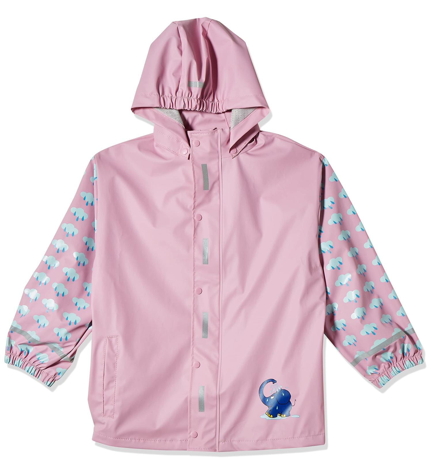 Playshoes Unisex Kid's Raincoat | Windproof and Waterproof | Pink Mouse Design | Size 98 - Buy Online on SooperMarket.com