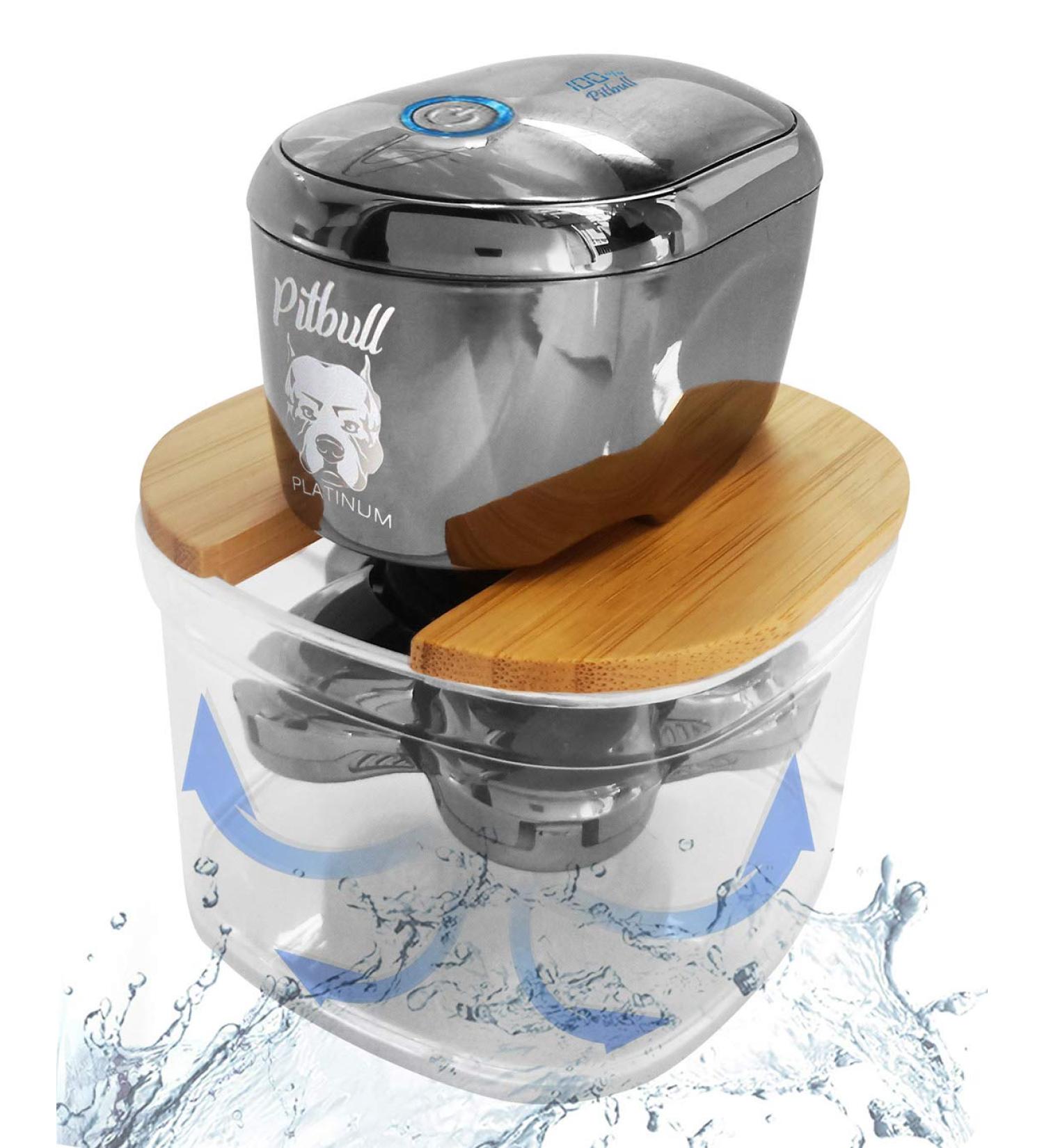 FitSand Bamboo Shaver Rinse Stand for Skull Shaver Pitbull Platinum PRO & Other Electric Razors - Eco-Friendly & Durable - Buy Online on SooperMarket.com