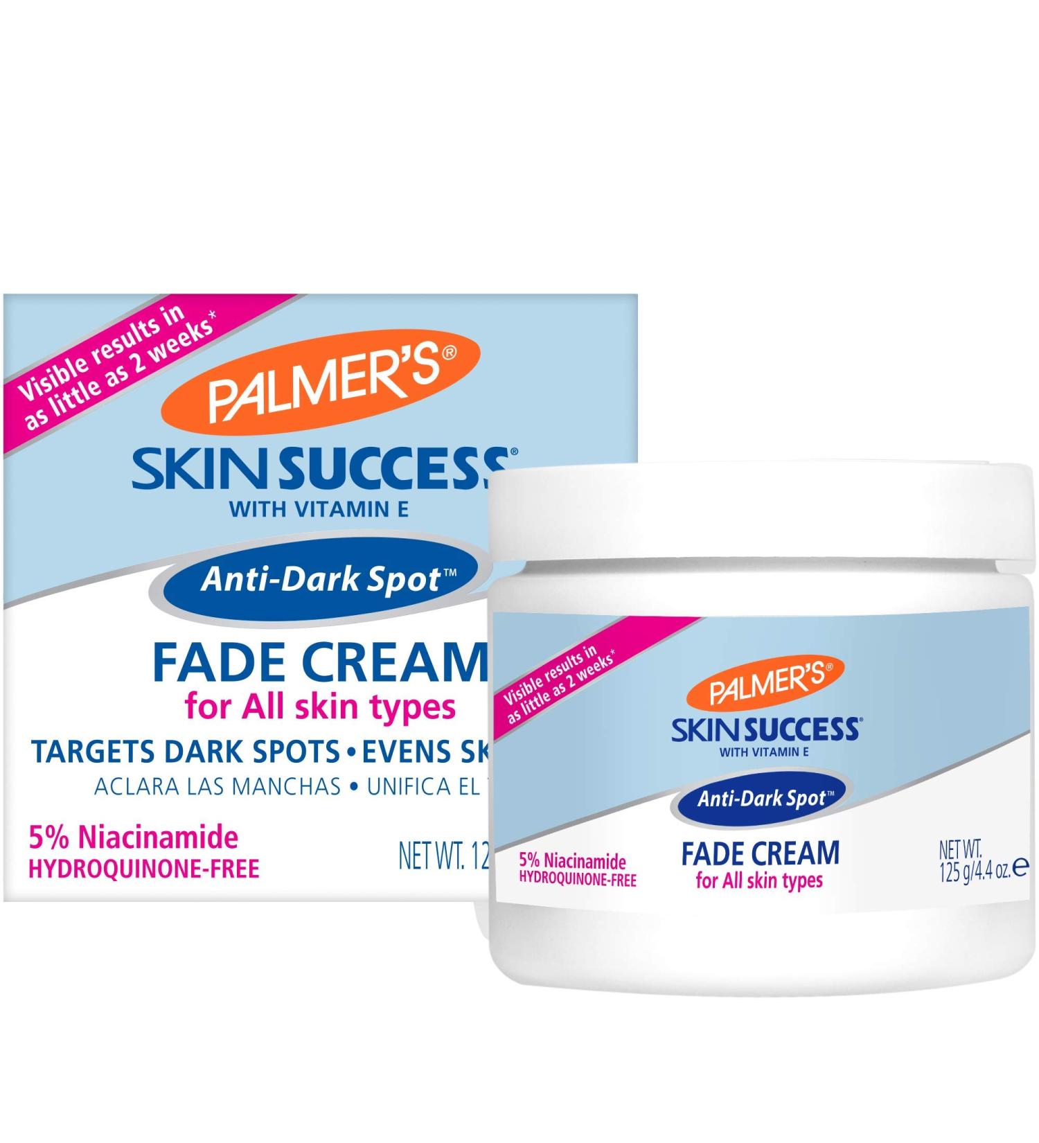 Palmers Skin Success Anti-Dark Spot Fade Cream with Vitamin E and Niacinamide - 4.4oz | Reduce Dark & Age Spots | For All Skin Types - Buy Online on SooperMarket.com