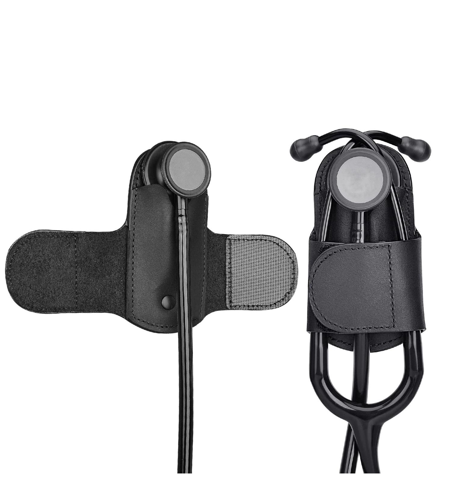 APDTEK Genuine Leather Stethoscope Holder for Littmann Stethoscopes - Left-Hand Black - Buy Online on SooperMarket.com