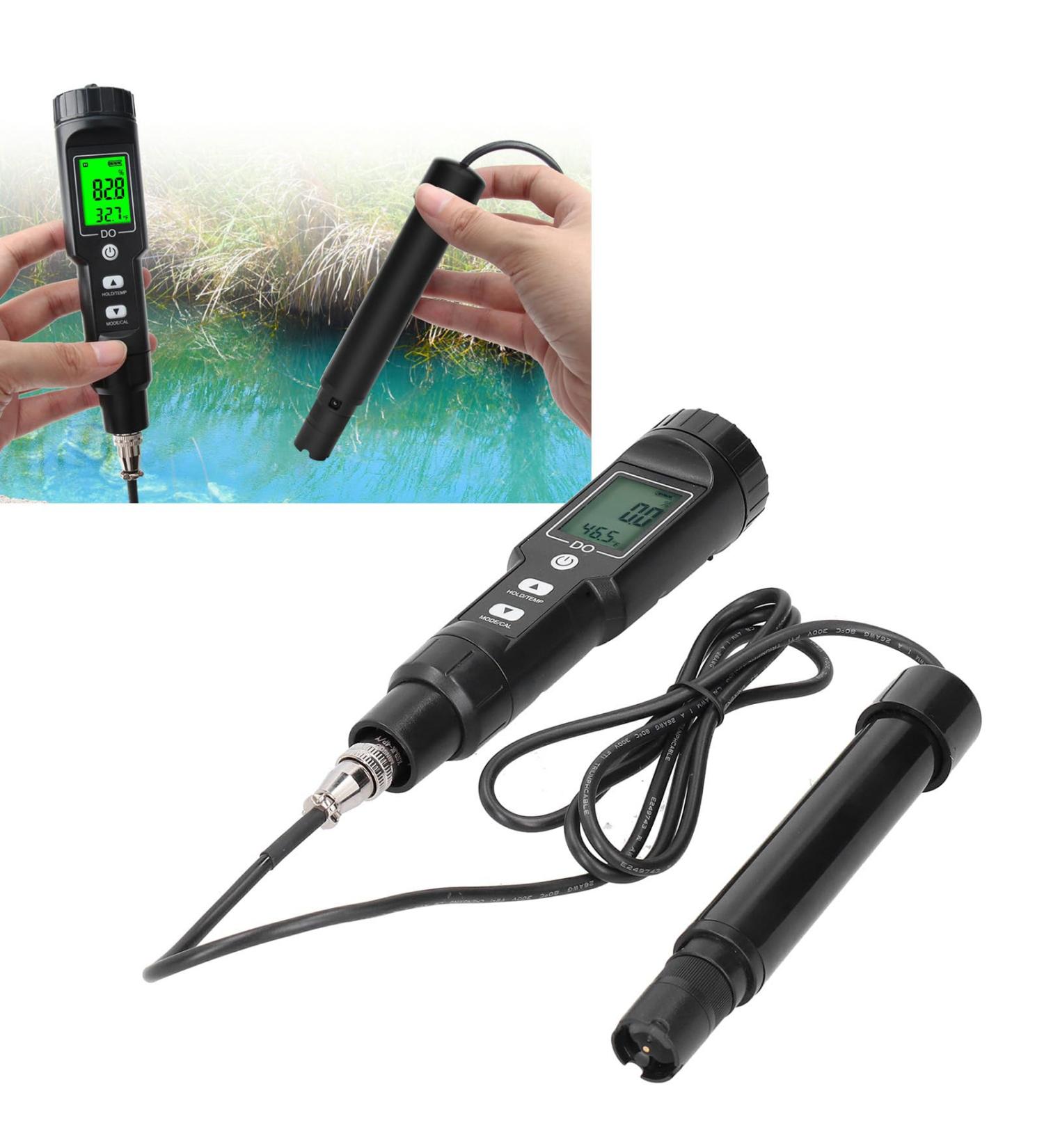 CaCaCook Digital Dissolved Oxygen Meter - Portable DO Pen for 0.0-40.0 Mg/L Oxygen Concentration | International Shipping Available - Buy Online on SooperMarket.com