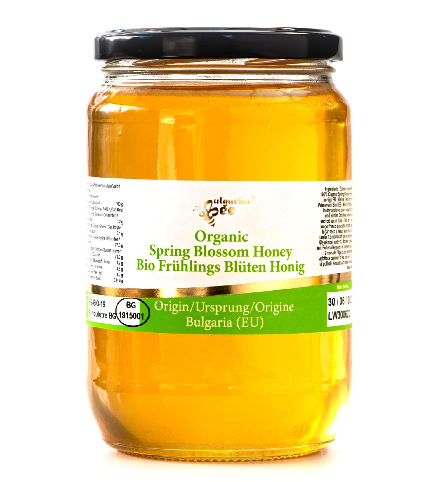 900 g Raw Organic Spring Forest Blossom Bee Honey - Buy Online on SooperMarket.com