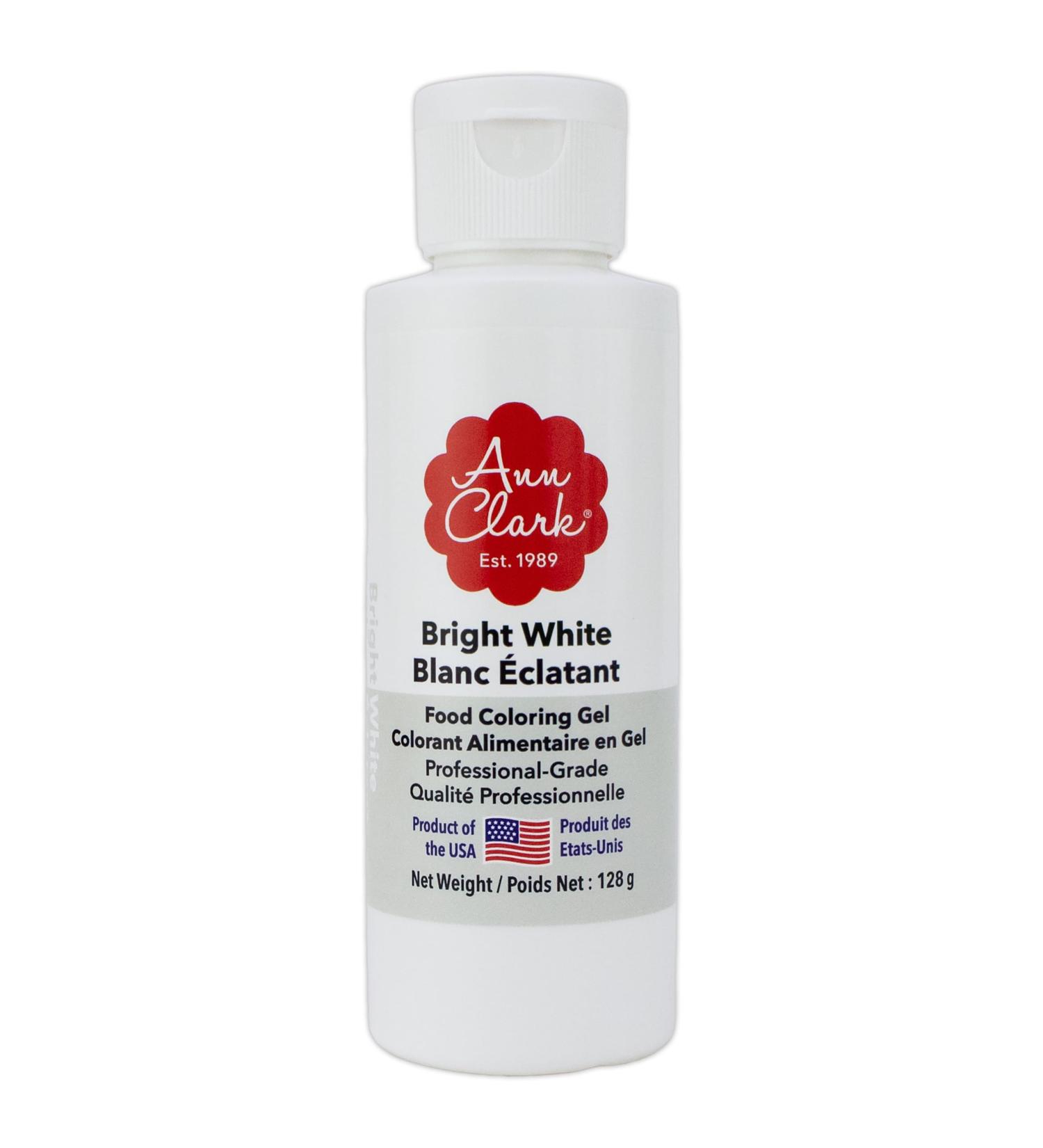 Ann Clark Bright White Food Coloring Gel Large 128 g Professional Grade Made in USA - Buy Online on SooperMarket.com