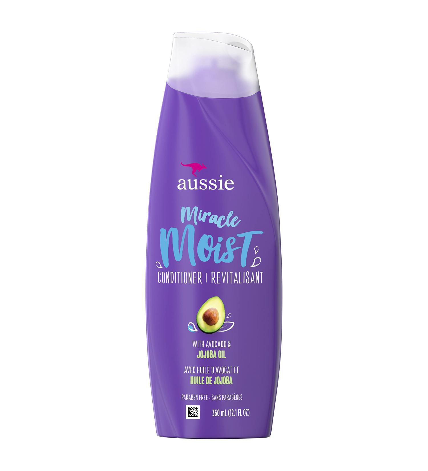 Aussie Paraben-Free Miracle Moist Conditioner for Dry Hair Avocado & Jojoba 12.1 Fl Oz (Pack of 6) - Citrus Infused Formula - Buy Online on SooperMarket.com