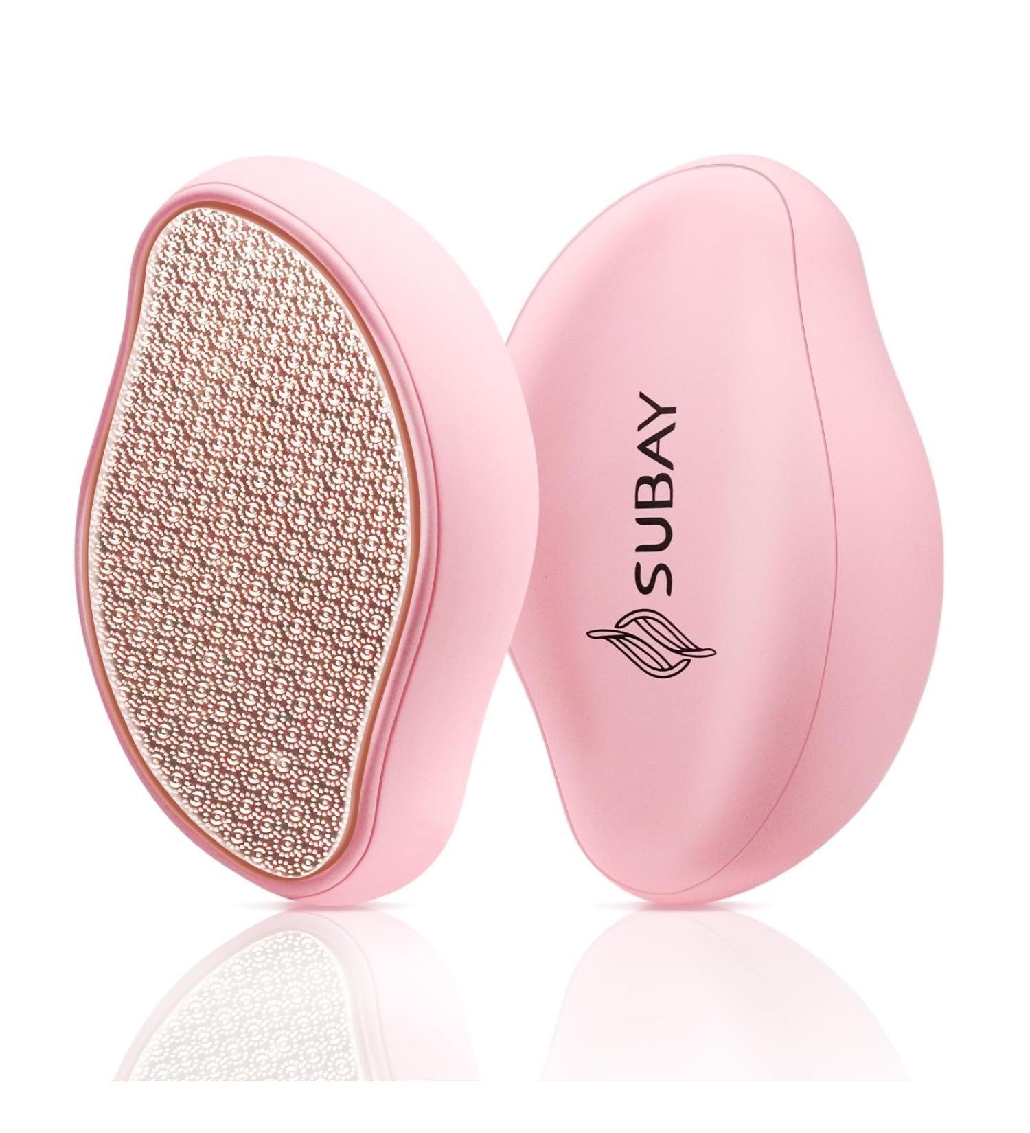 Subay Glass Foot File Callus Remover for Feet Foot Scrubber for Dead Skin Dry Cracked Feet Portable Pedicure Tools for Wet and Dry Feet - Buy Online on SooperMarket.com