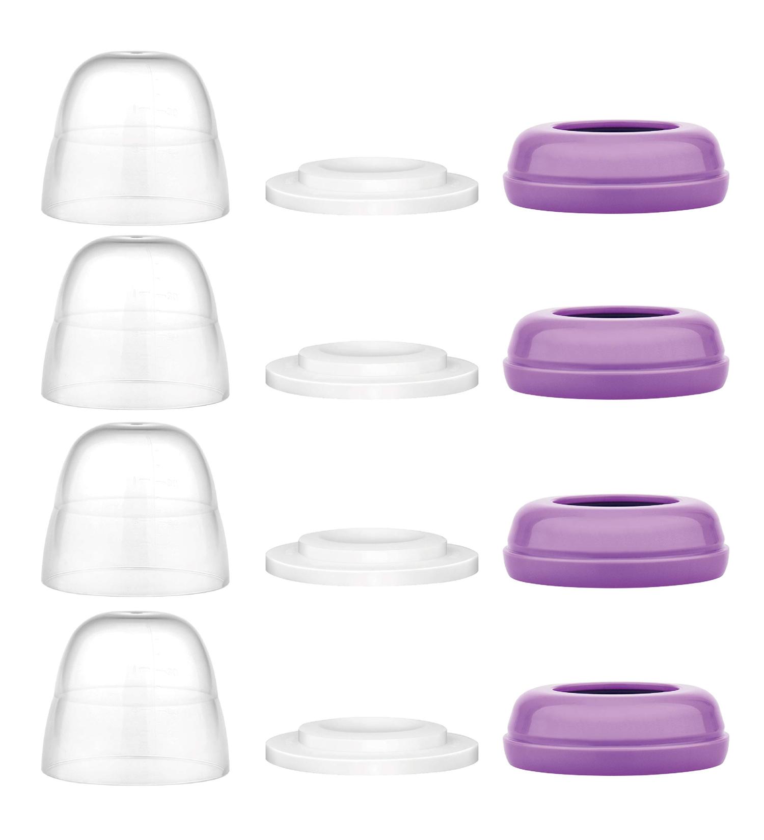 Maymom Bottle Dome Cap - Compatible with Lansinoh & Momma Bottles | Breast Pump Parts Cap Set - Buy Online on SooperMarket.com