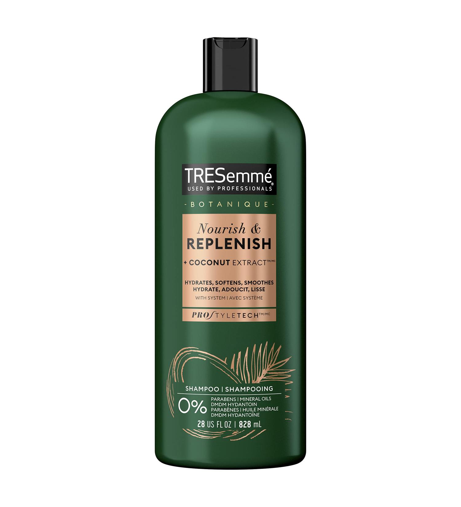 TRESemm Botanique Nourish & Replenish Shampoo for dry hair + Coconut Extract formulated with Pro Style Technology 828 ml Botanique Nourish Shampoo 828 ml (Pack of 1) - Buy Online on SooperMarket.com