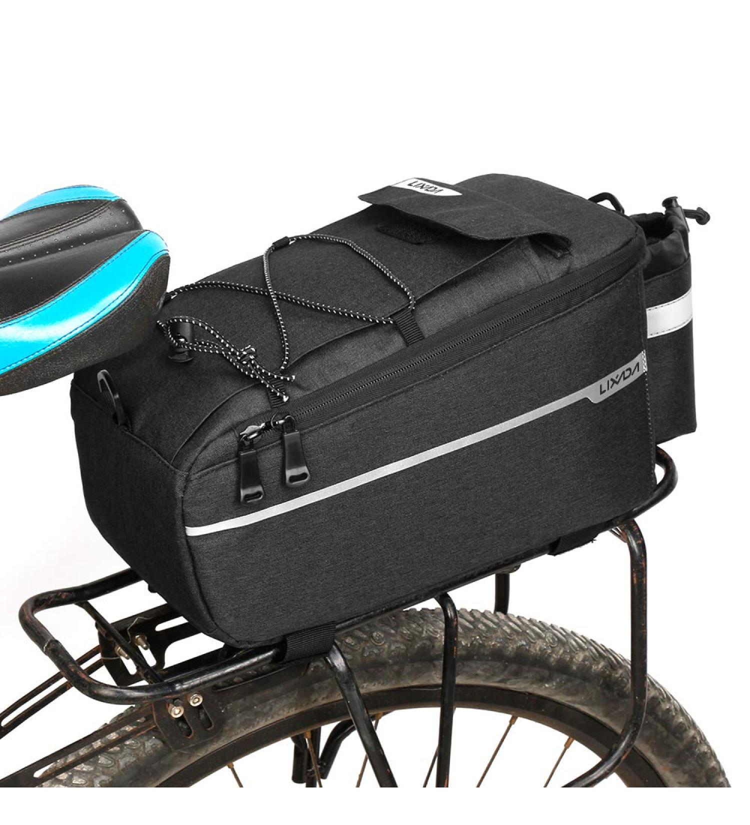 Lixada Insulated Bike Trunk Bag - Rear Rack Storage Luggage & Cooler Shoulder Bag - Buy Online on SooperMarket.com