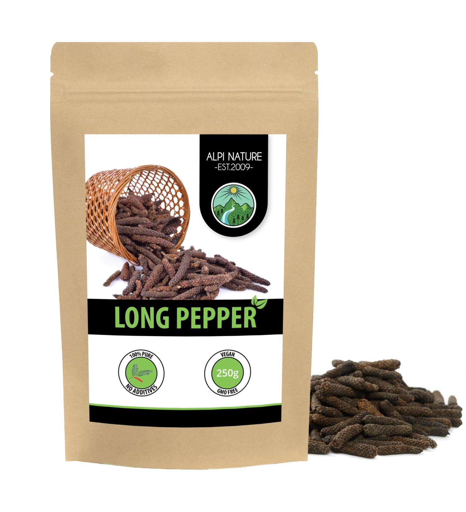 250g Organic Long Pepper Sticks - 100% Natural & Additive-Free | Vegan-Friendly - Buy Online on SooperMarket.com