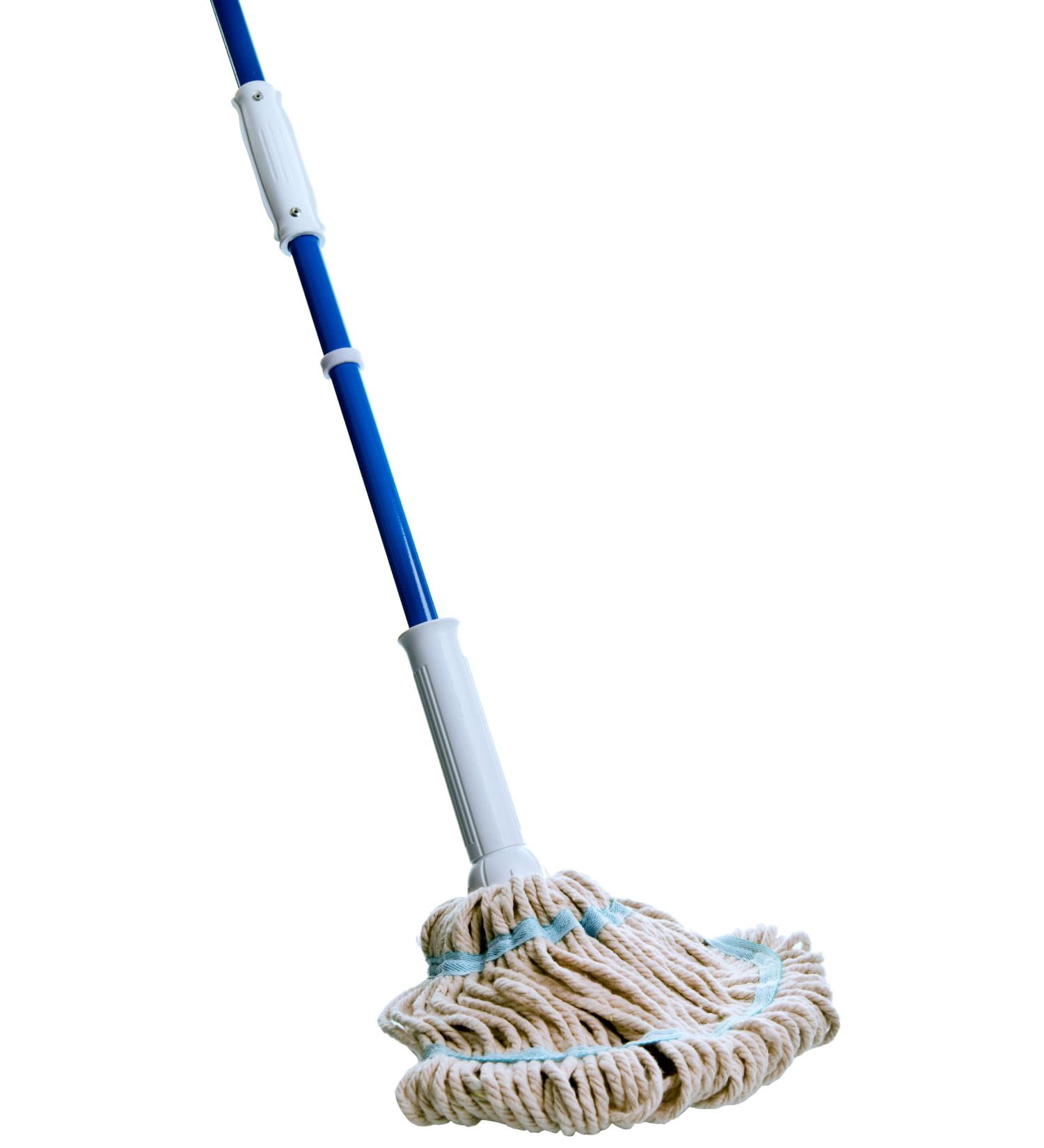 Lola Wringer Cotton Twist Mop with Scuff Remover Scrub Tip - 48 Handle for Hard Floor Surfaces - Buy Online on SooperMarket.com