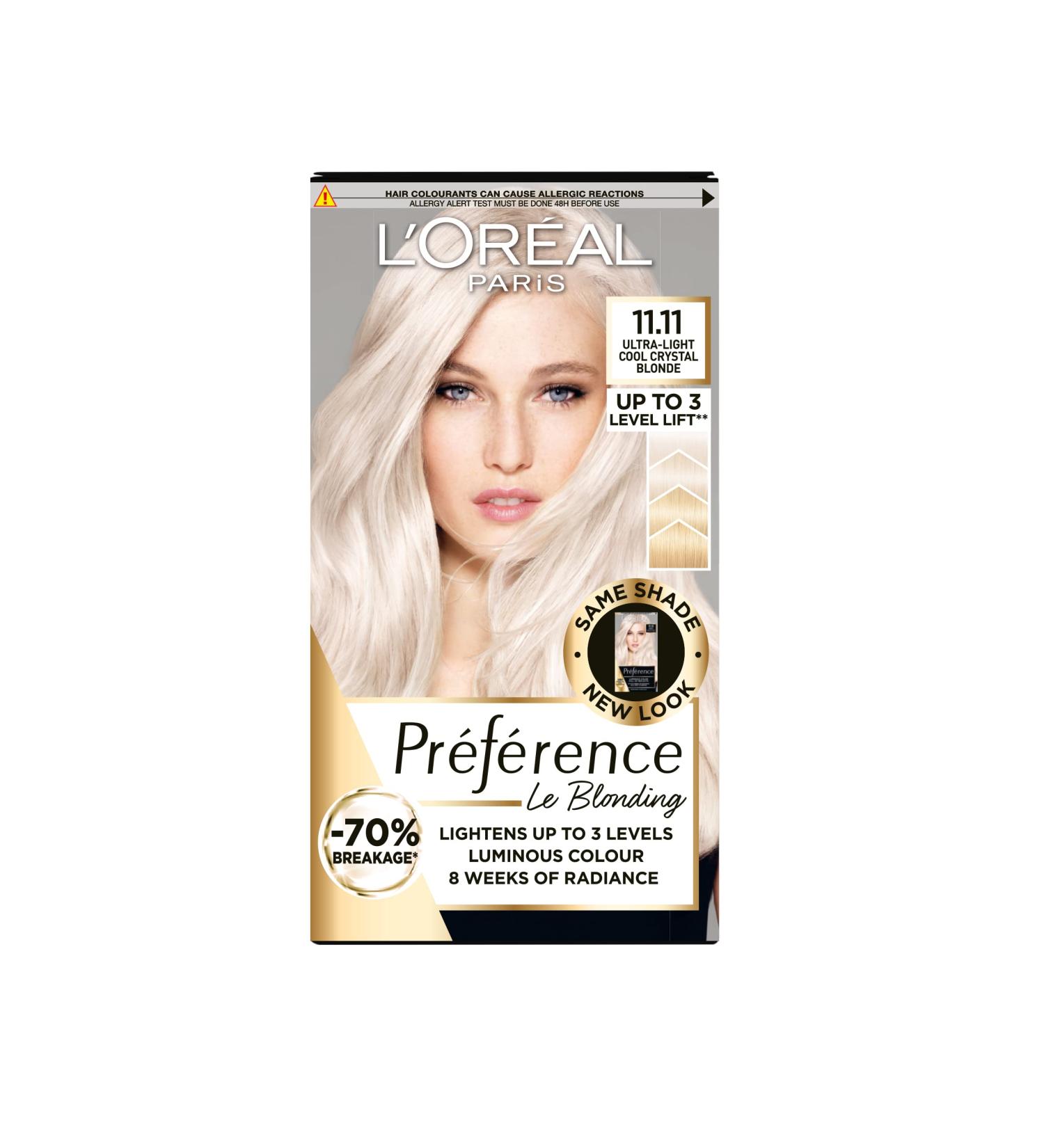 L'Oreal Paris Preference Hair Dye 11.11 Venice - Long Lasting Permanent Hair Colour - 1 Count - Buy Online on SooperMarket.com