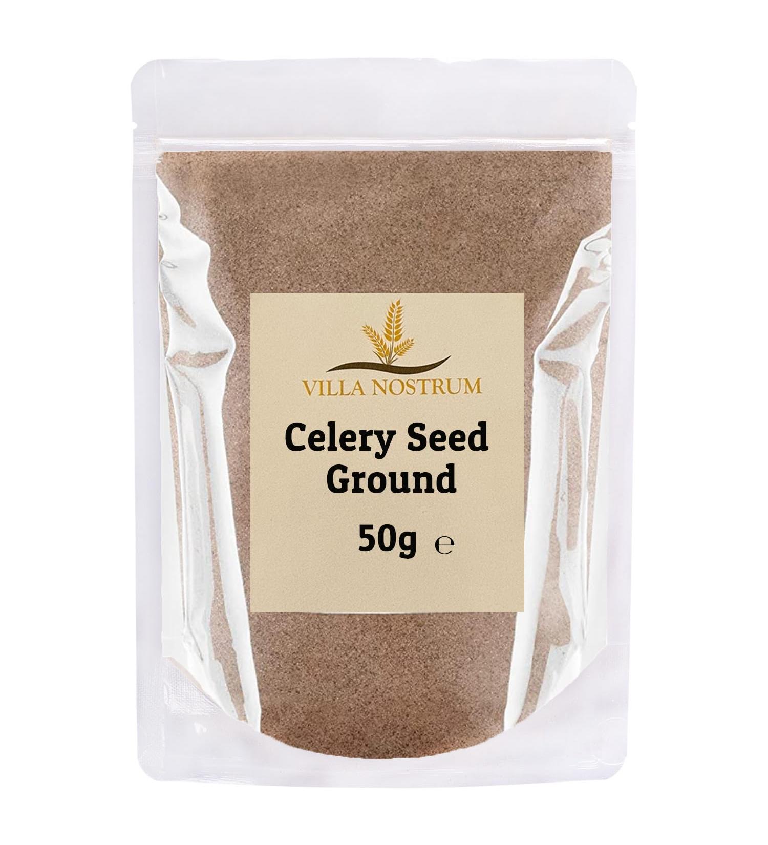 Celery Seed Ground 50g by Villa Nostrum