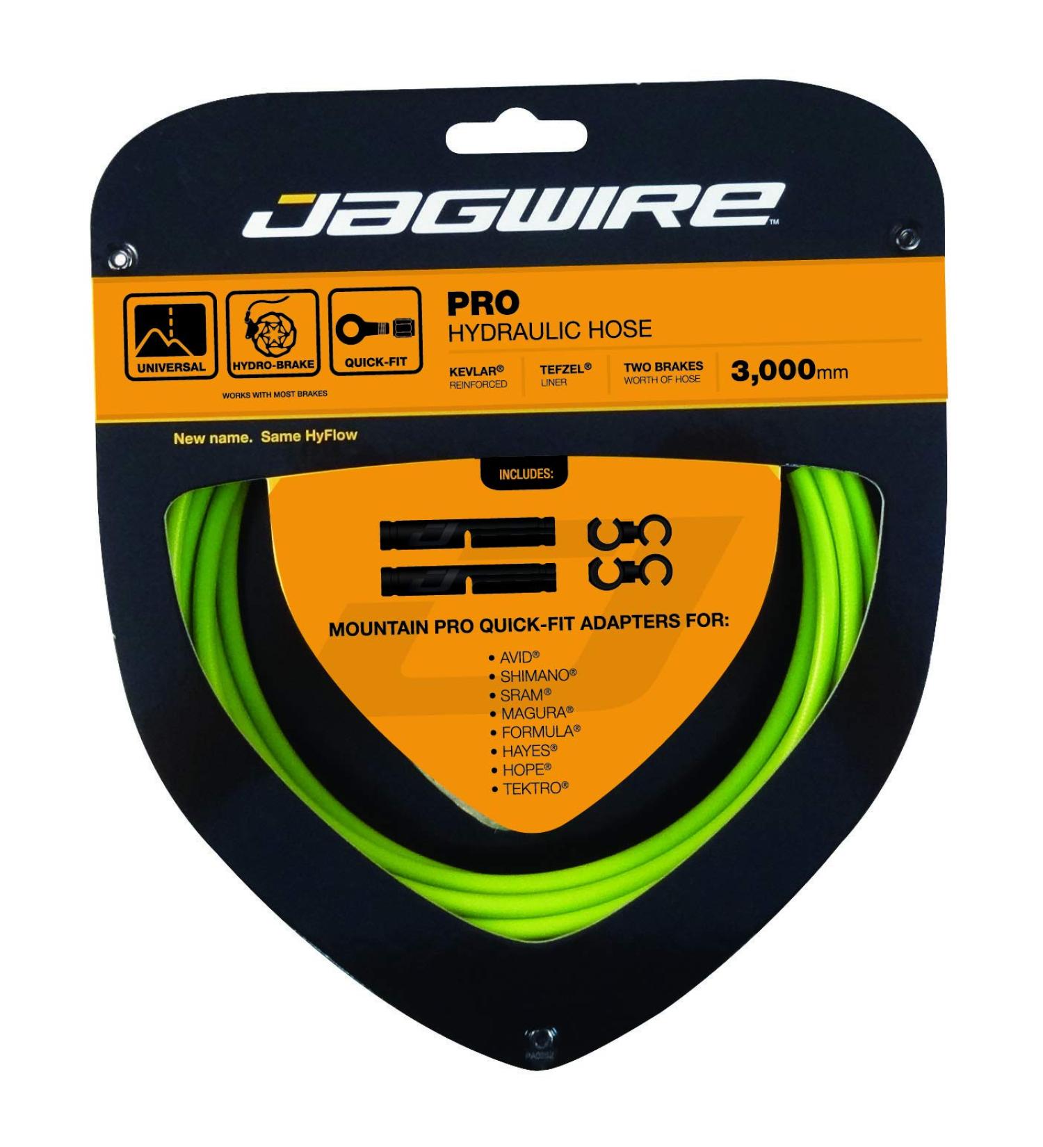 Jagwire Pro Hydraulic Disc Brake Hose Kit - 3000mm | Road/Gravel/MTN Bikes | Organic Green - Buy Online on SooperMarket.com