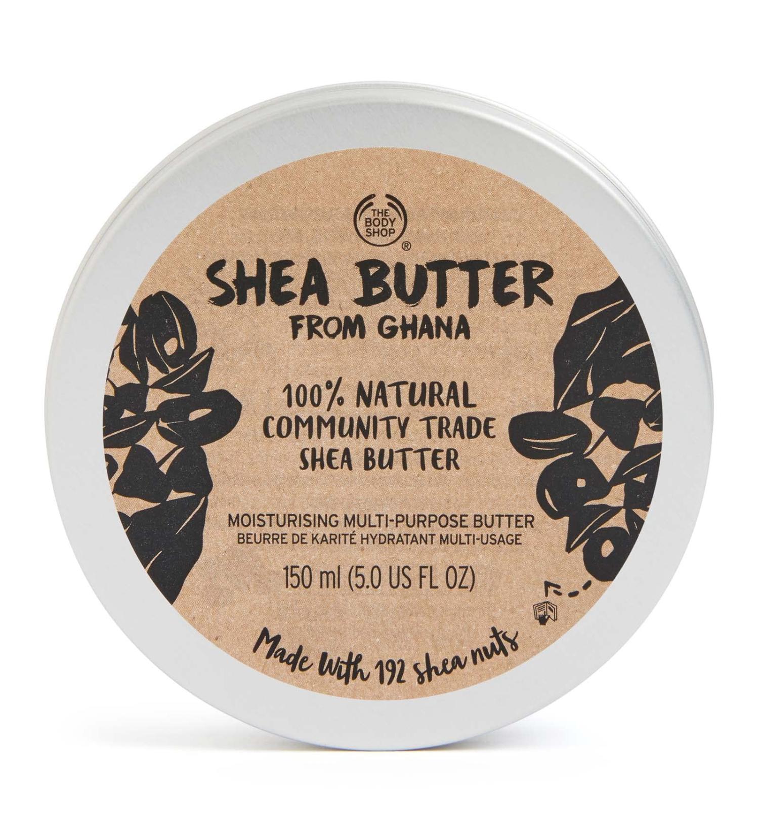 The Body Shop 100% Natural Shea Butter - Nourishing Multi-Purpose Butter for Body, Hair, Face & Lips - Vegan - 5 oz - Buy Online on SooperMarket.com
