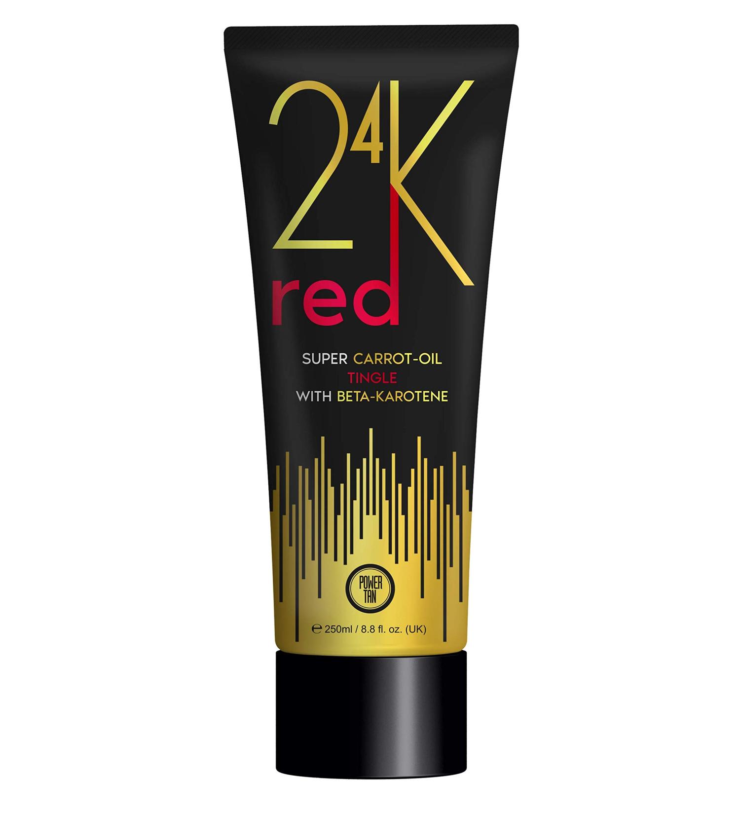 Power Tan 24K Red Tingle Sunbed Tanning Lotion Accelerator 250ml - Intense Tan Boost - Buy Online on SooperMarket.com