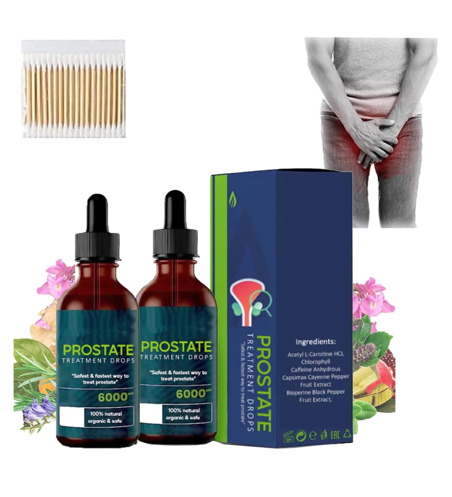 2024 New Prostate Treatment Drops - Prostate Pain Relief Drops Prostate Therapy Drops Prostate Drops Effectively Relieve Prostate Discomfort (2 Pcs) - Buy Online on SooperMarket.com