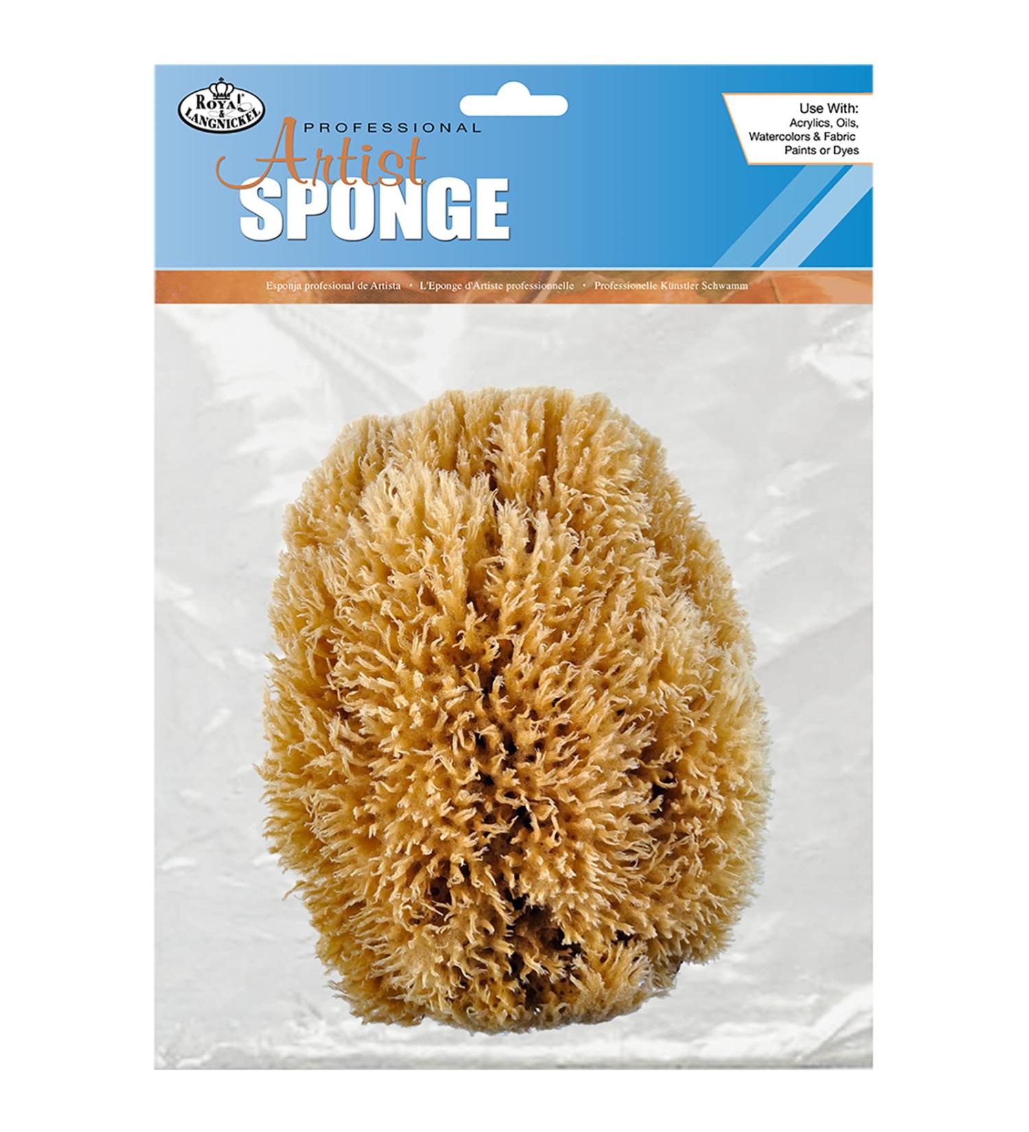 Royal and Langnickel Natural Sea Wool Artists/Personal Care Sponge 6-7 inch