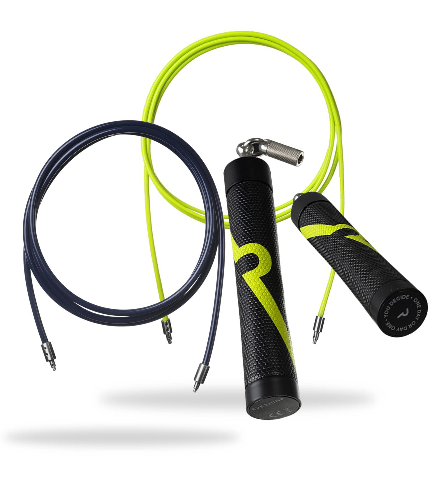 Everjump Connected Beginner Set - Smart Jump Rope with Bluetooth & Adjustable Clip System for Dynamic Training (Height 1.45-1.68m) - Buy Online on SooperMarket.com