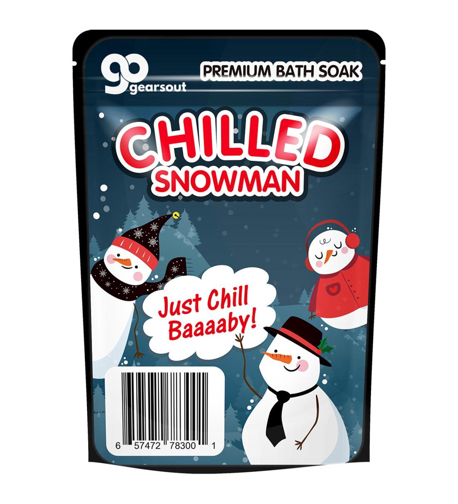 Chilled Snowman Bath Soak - Adorable Bath Gift for Kids | Blue Salts | Perfect Stocking Stuffer for Boys & Girls - Buy Online on SooperMarket.com