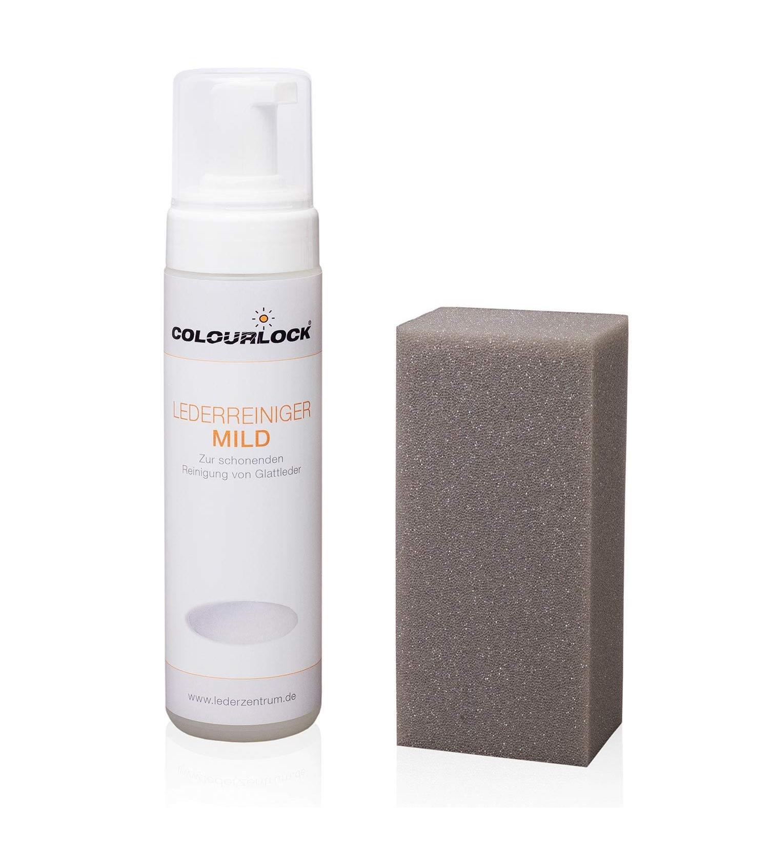 COLOURLOCK Leather Cleaner Mild 200ml with Sponge - Gentle Leather Care for All International Shipping - Buy Online on SooperMarket.com