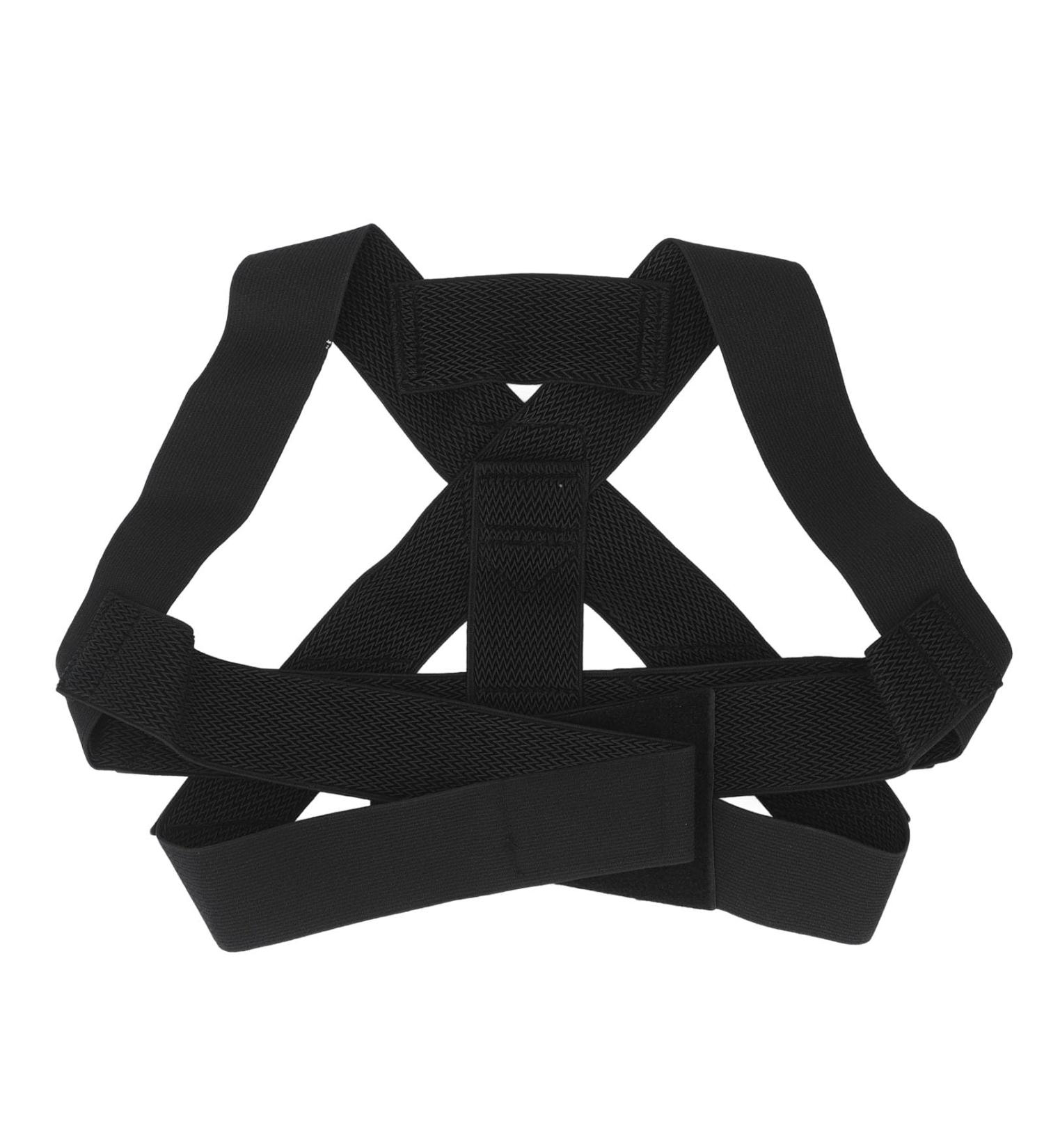 Orthodontic Back Support Belt | Lumbar Support for Men & Women | Size M | Hump Relief | Black - Buy Online on SooperMarket.com