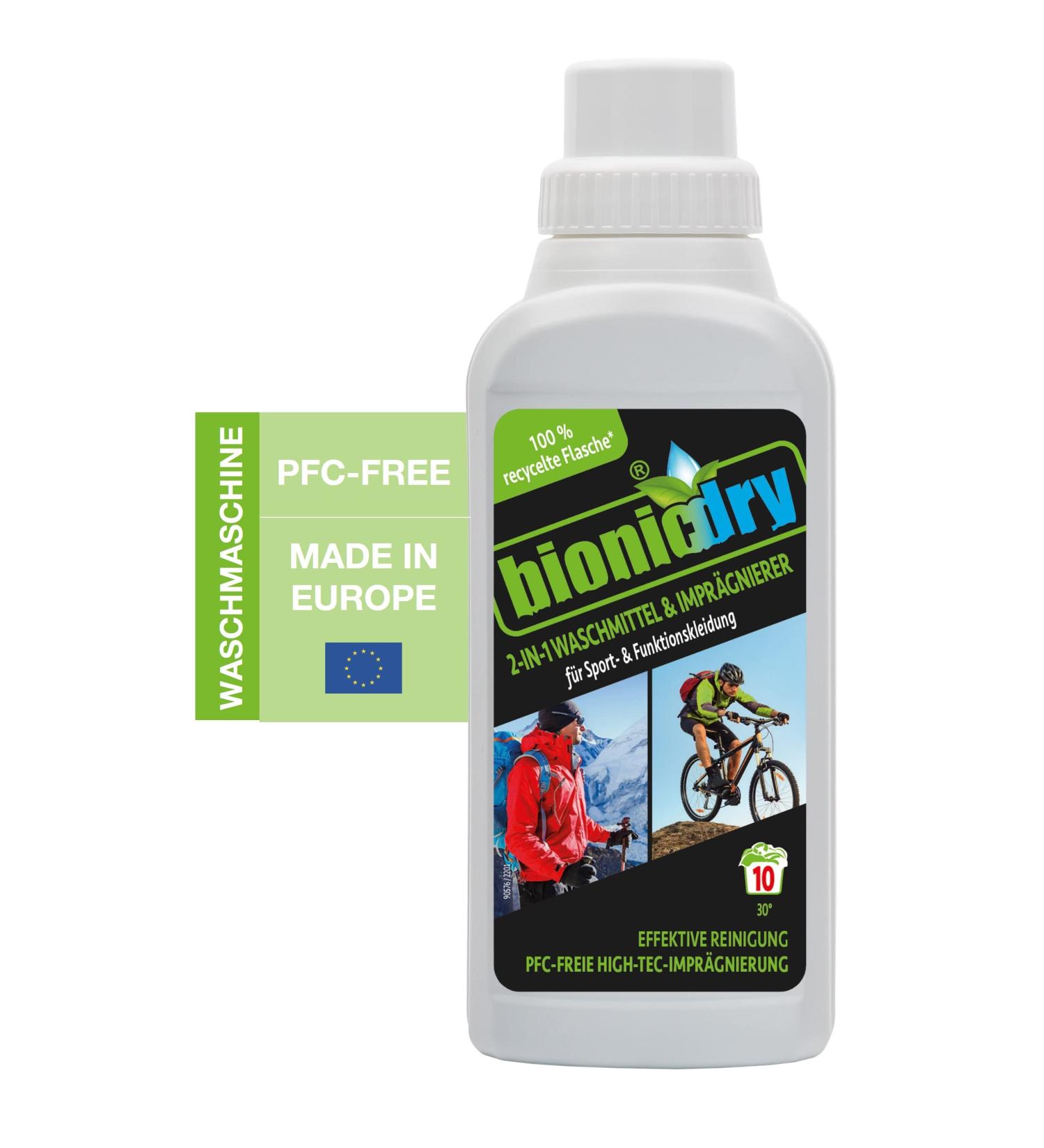 BIONICDRY 2-IN-1 Detergent 500ml - Neutral Formula for All Fabrics | Eco-Friendly & International Shipping - Buy Online on SooperMarket.com