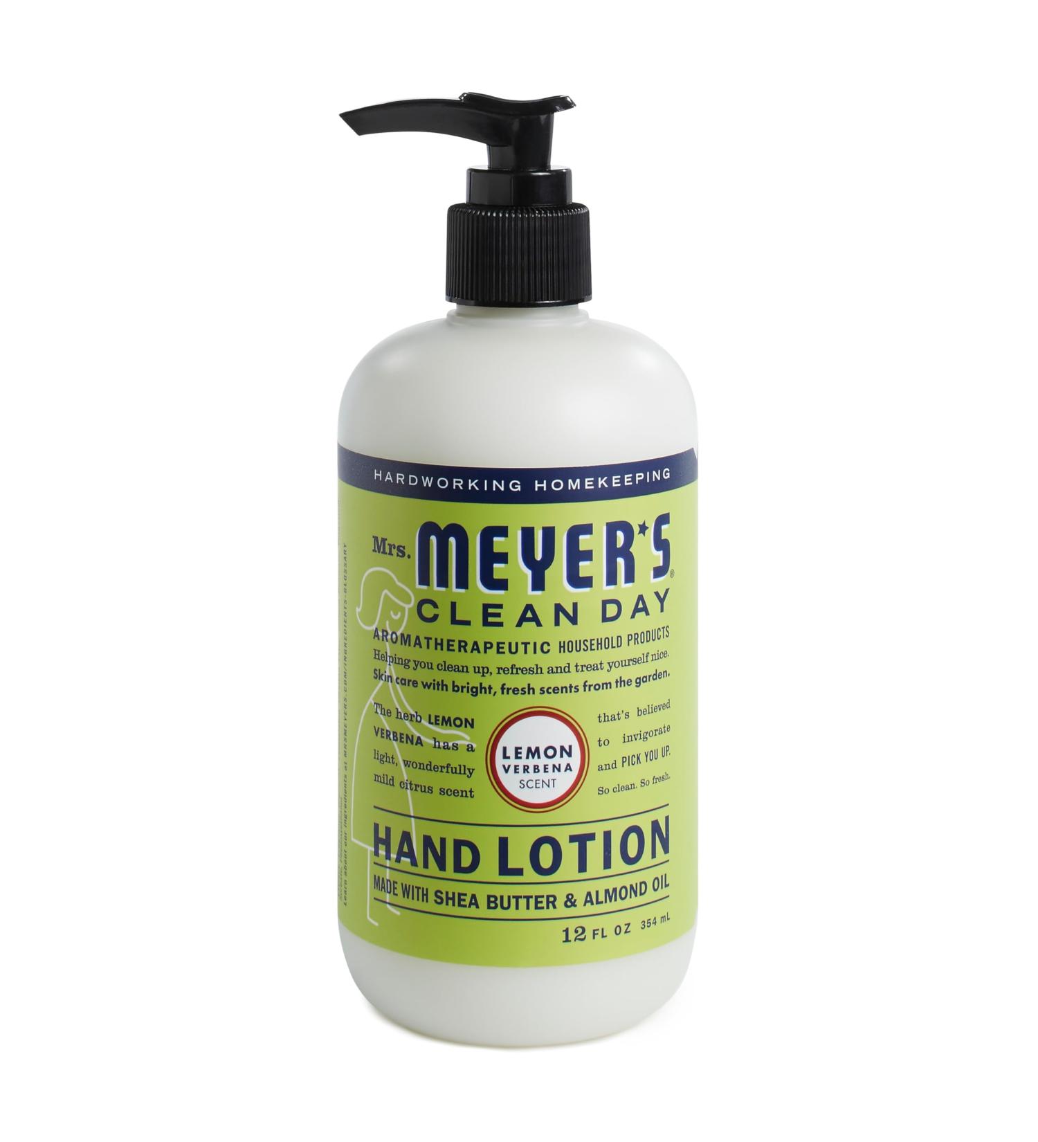 Mrs. Meyers Clean Day Hand Lotion Lemon Verbena 12 oz - Natural Moisturizer for Soft Hands | Buy Online Internationally - Buy Online on SooperMarket.com