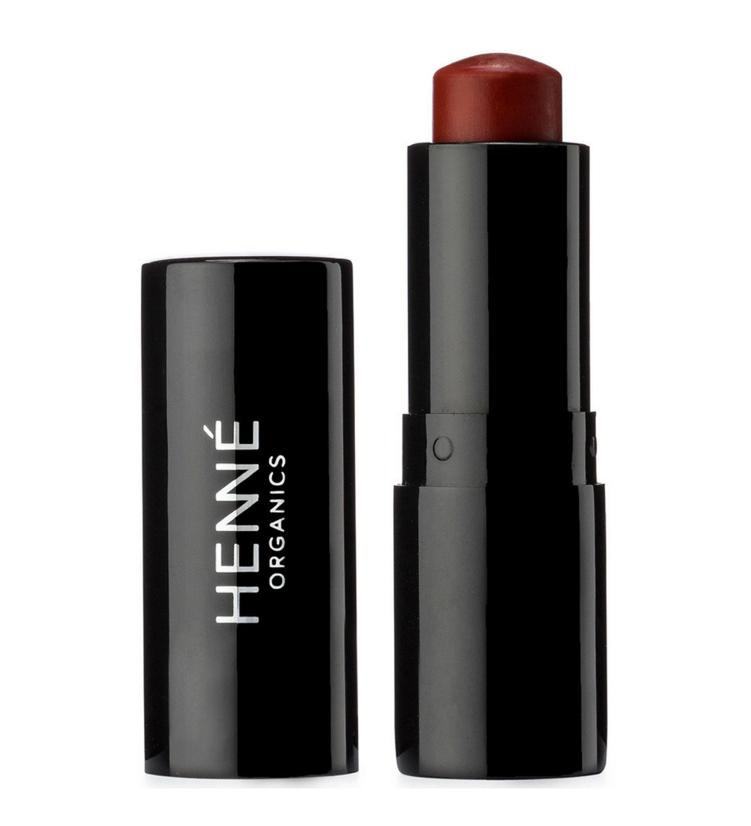 Henn Organics Luxury Lip Tint - Moisturizing Sheer Natural Color - Intrigue (Brick Red) - Buy Online on SooperMarket.com