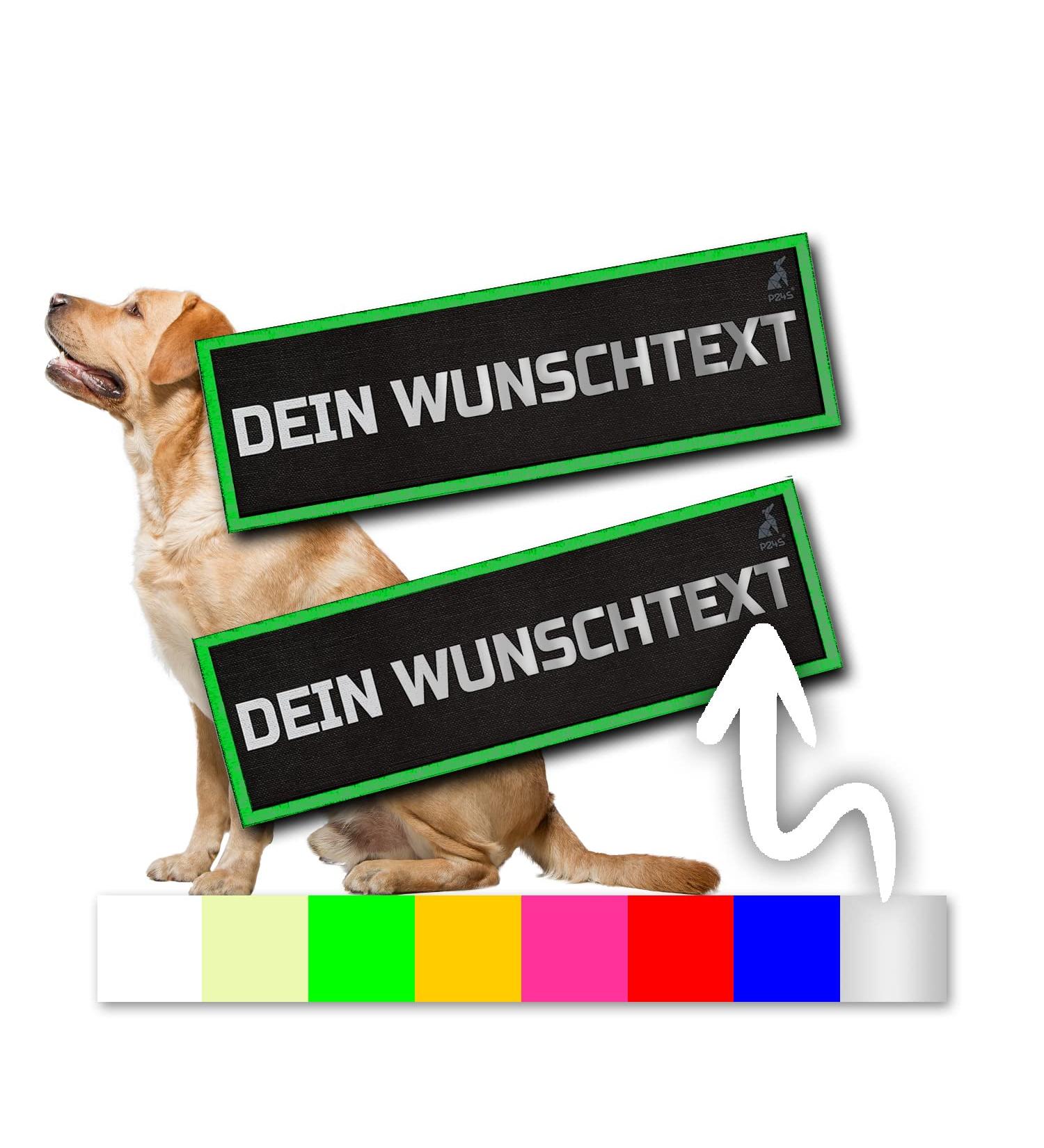 Customizable P24S K9 Dog Harness with Velcro Stickers - Medium & Large Dogs | Large Neon Green - Buy Online on SooperMarket.com