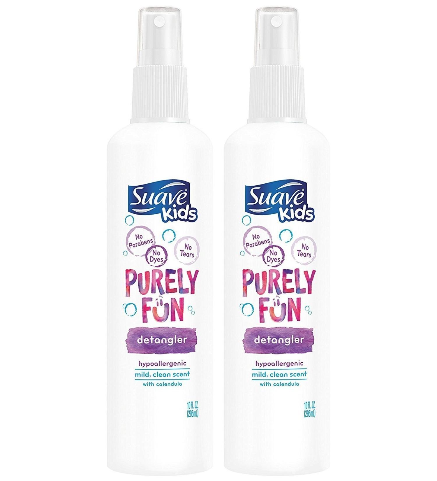Suave Kids Detangler Purely Fun 10 Ounce (Pack of 2)