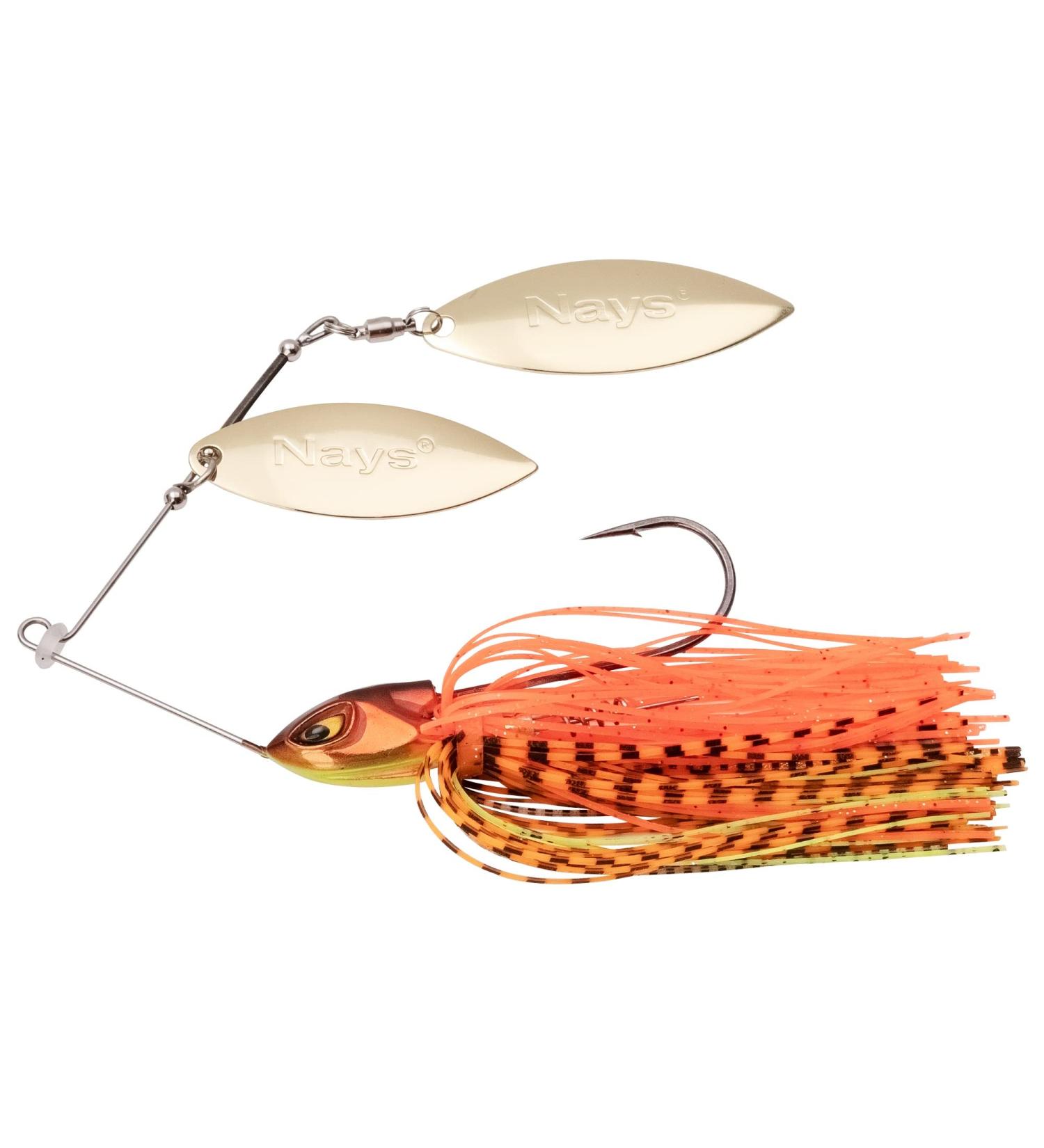Nays MZ RNNR Size L 18g Spinnerbait Hardbait Metal Lure Spinner Maze Runner for predatory fish for pike zander and perch (D-03)