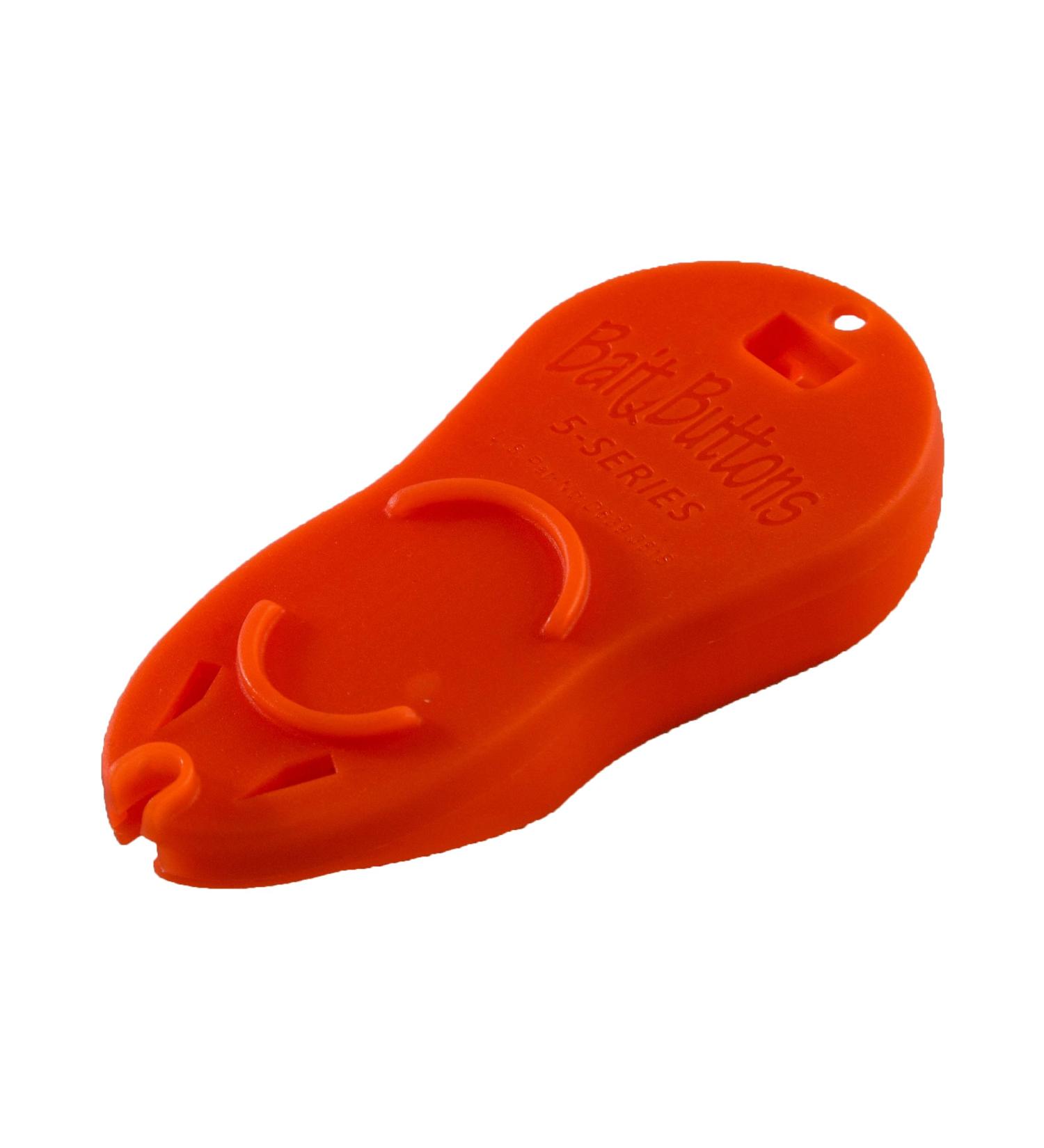 BAIT BUTTONS Big Game Bait Button Dispenser, Marine Orange