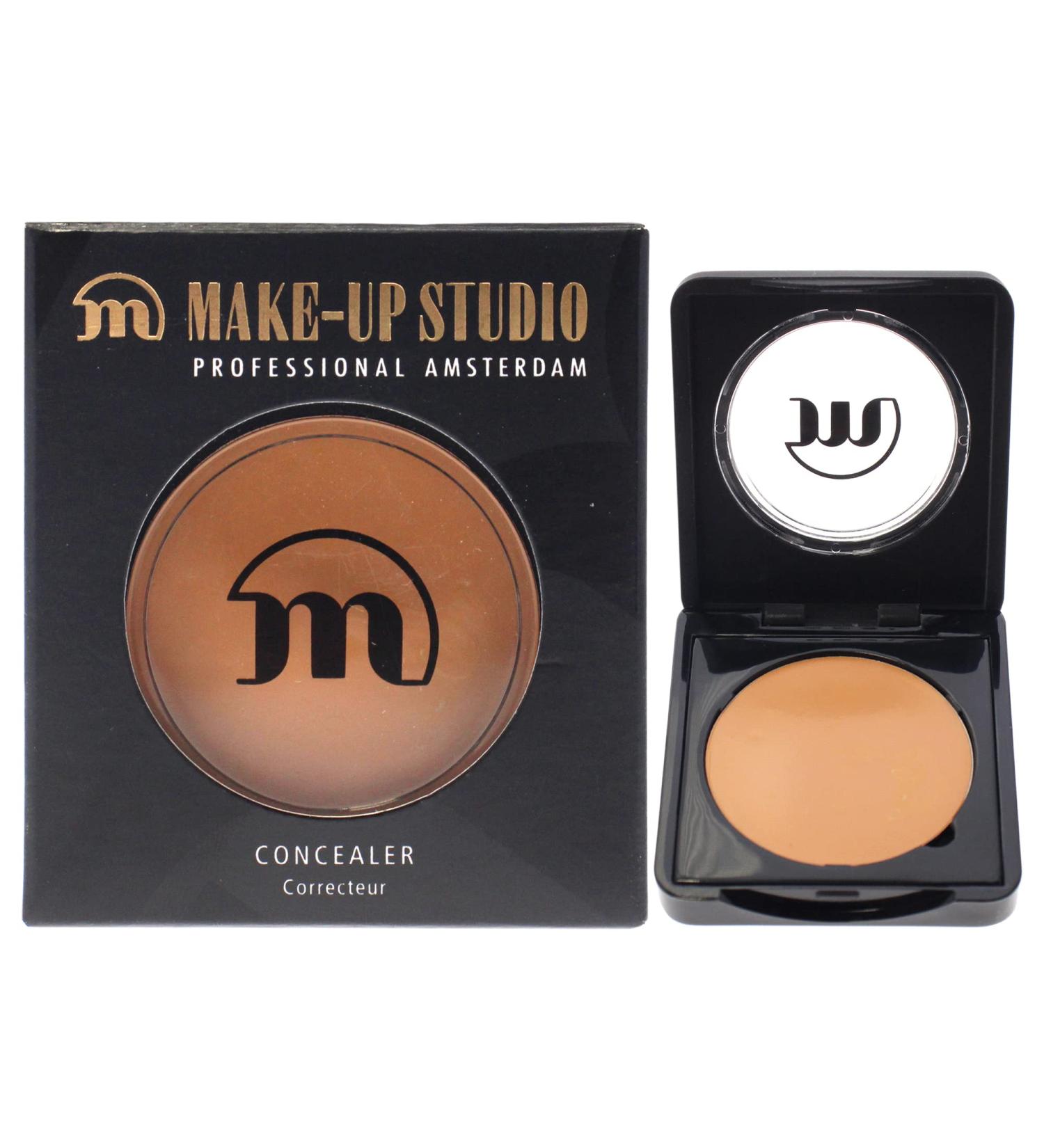 Professional Amsterdam Make-Up Concealer - Hide And Correct Imperfections - Long-Lasting Concealer - For Flawless Results - Ideal For Touch-Ups On The Go - Fudge - 0.13 Oz (PH10944/F)
