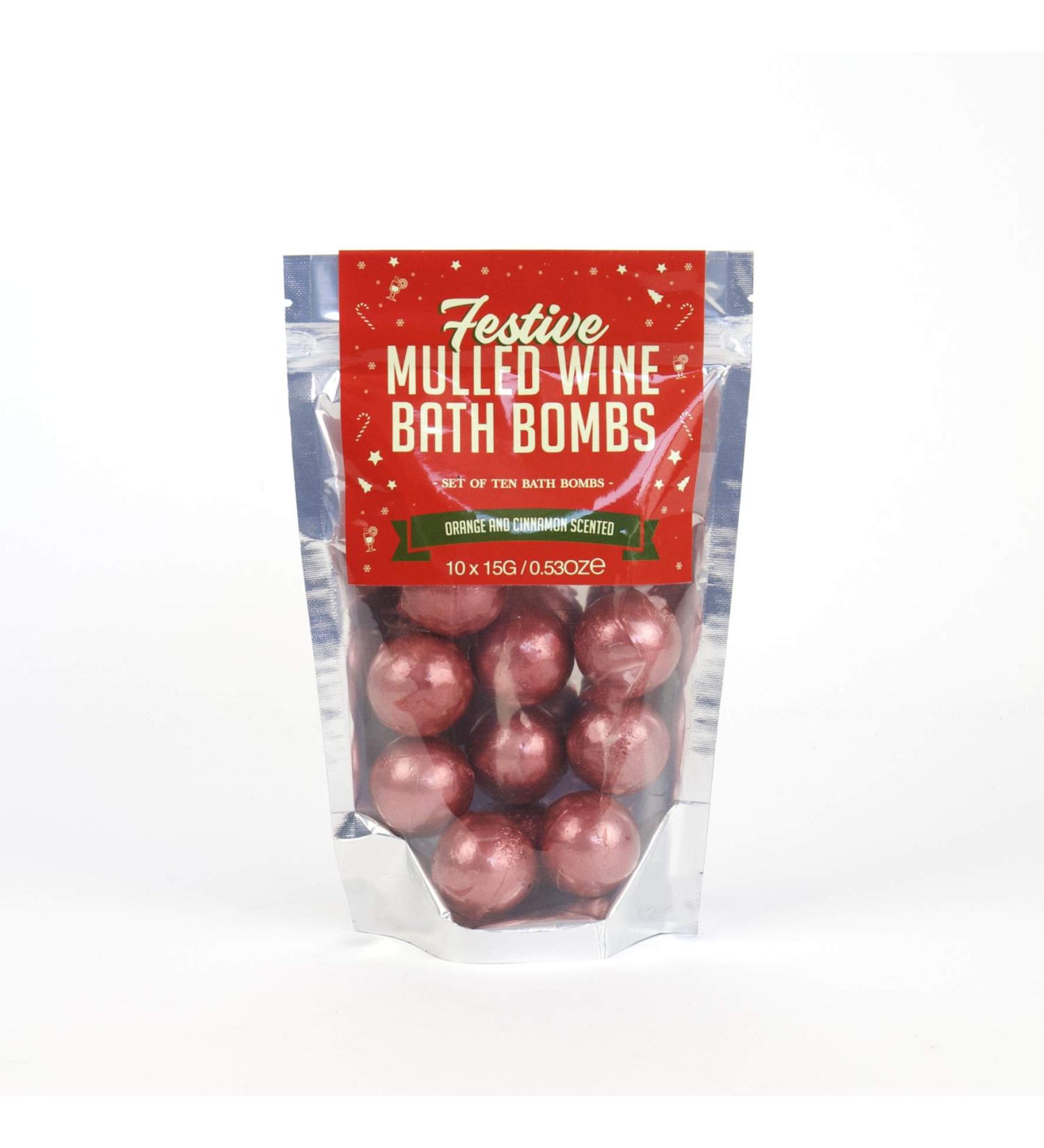 Gift Republic Festive Mulled Wine Bath Bombs - Multicolour | Luxurious Bath Bombs for a Relaxing Spa Experience - Buy Online on SooperMarket.com