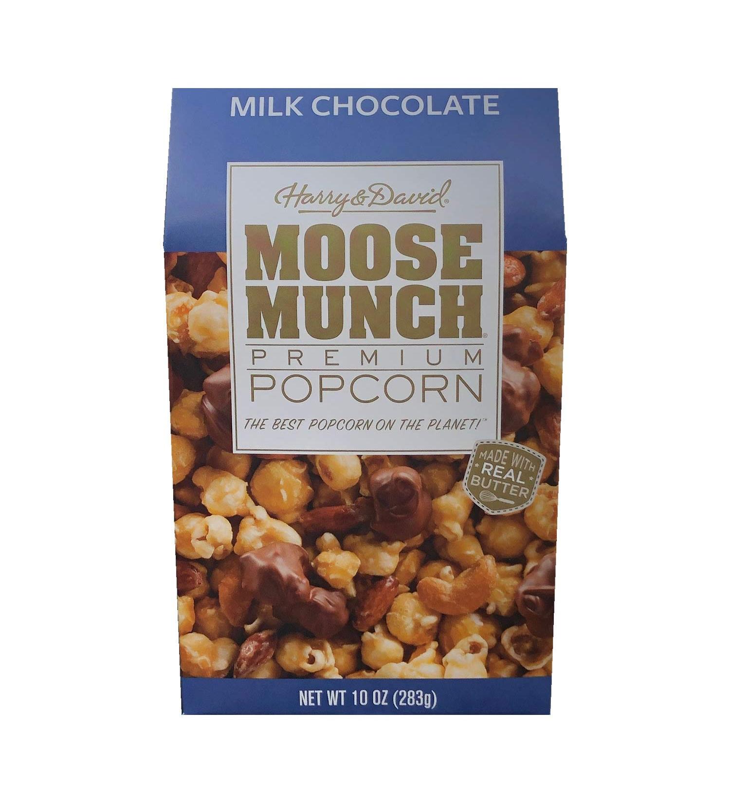 Harry & David Milk Chocolate Moose Munch with Cashews & Almonds 10oz - Delicious Gourmet Treat - Buy Online on SooperMarket.com