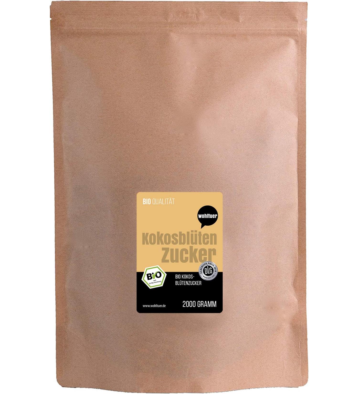Buy Wohltuer Organic Coconut Blossom Sugar - 1 Pack (2 kg) | International Shipping Available - Buy Online on SooperMarket.com