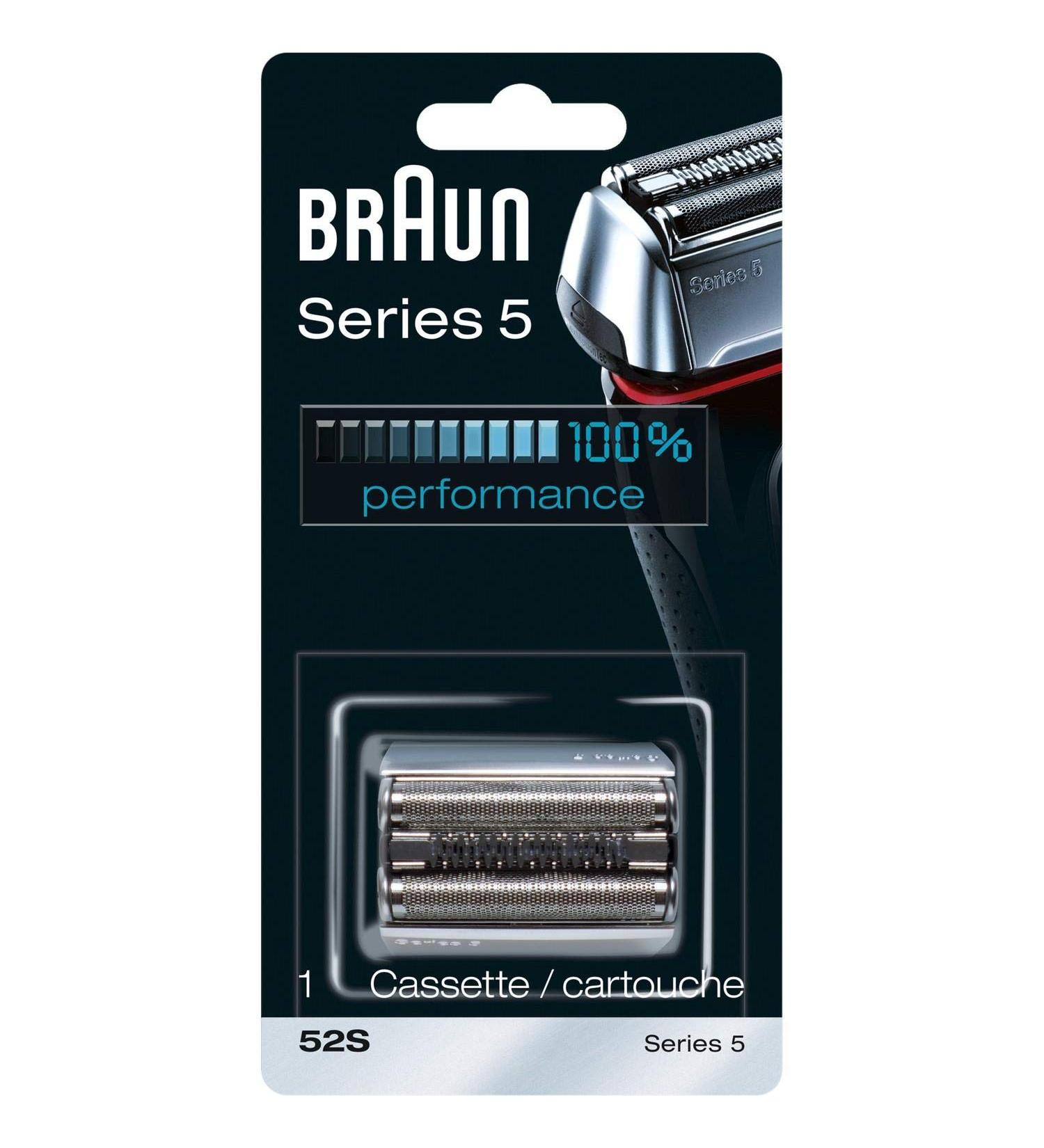 Braun Series 5 Electric Shaver Replacement Head 52S - Compatible with Men's Razor Silver 1-Pack - Buy Online on SooperMarket.com