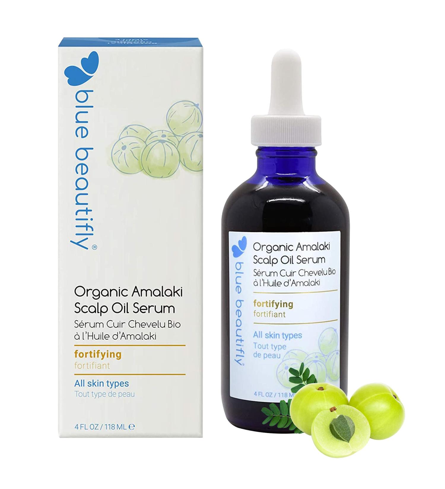 Blue Beautifly Organic Amalaki Scalp Oil Serum - Hair Growth & Nourishing Treatment 4 fl oz - Buy Online on SooperMarket.com