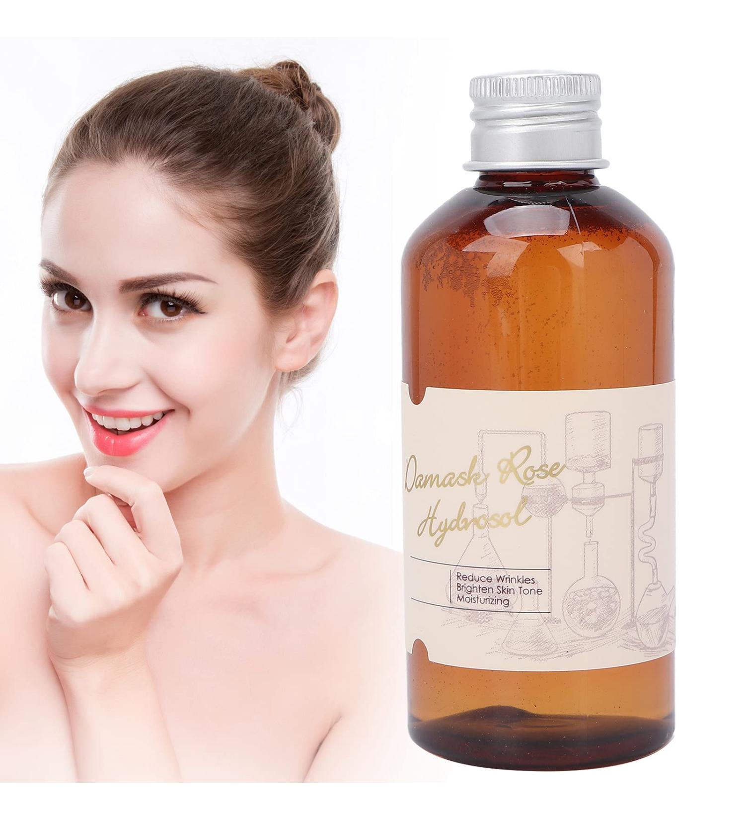 Rose Floral Water Organic Facial Skin Toner Moisturiser Hydrosol Moisturizing Hydrating Skin Caring Nourishing Water 105ml - Buy Online on SooperMarket.com