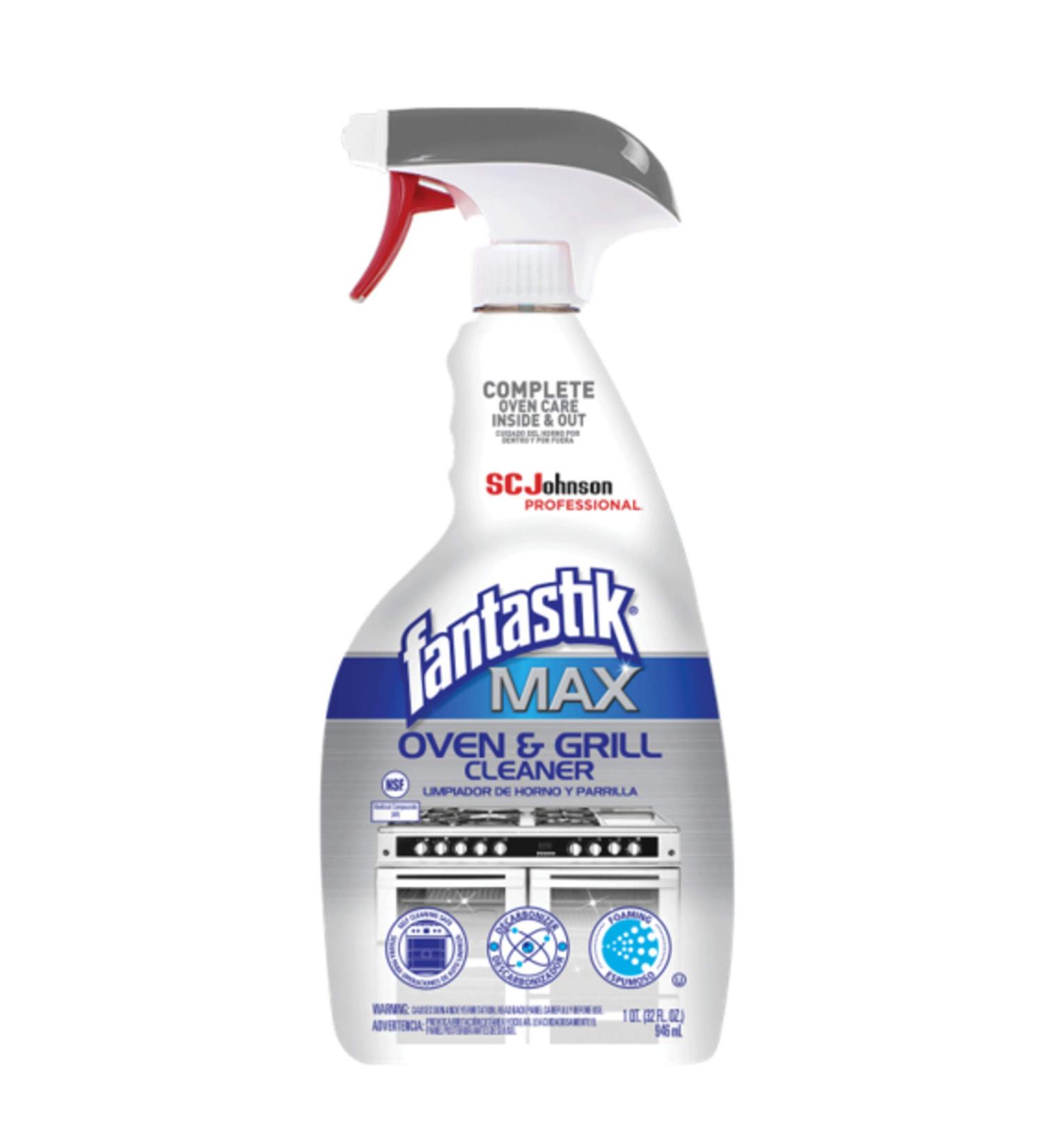 Fantastik Max Oven & Grill Cleaner Spray - 32 Fl Oz (Pack of 1) | Cleans Inside and Out - Buy Online on SooperMarket.com