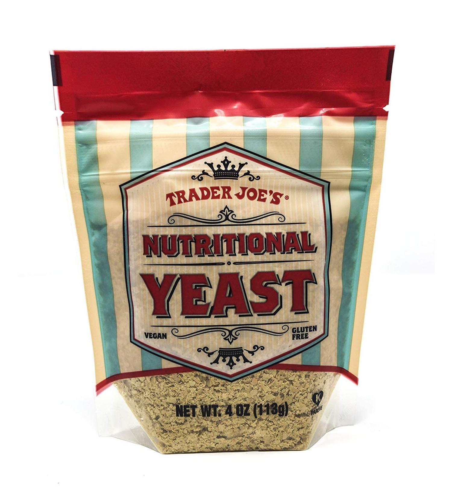 Trader Joe's Nutritional Yeast - Vegan, Gluten-free, 4 Ounce - PACK OF 3 4 Ounce (Pack of 3)