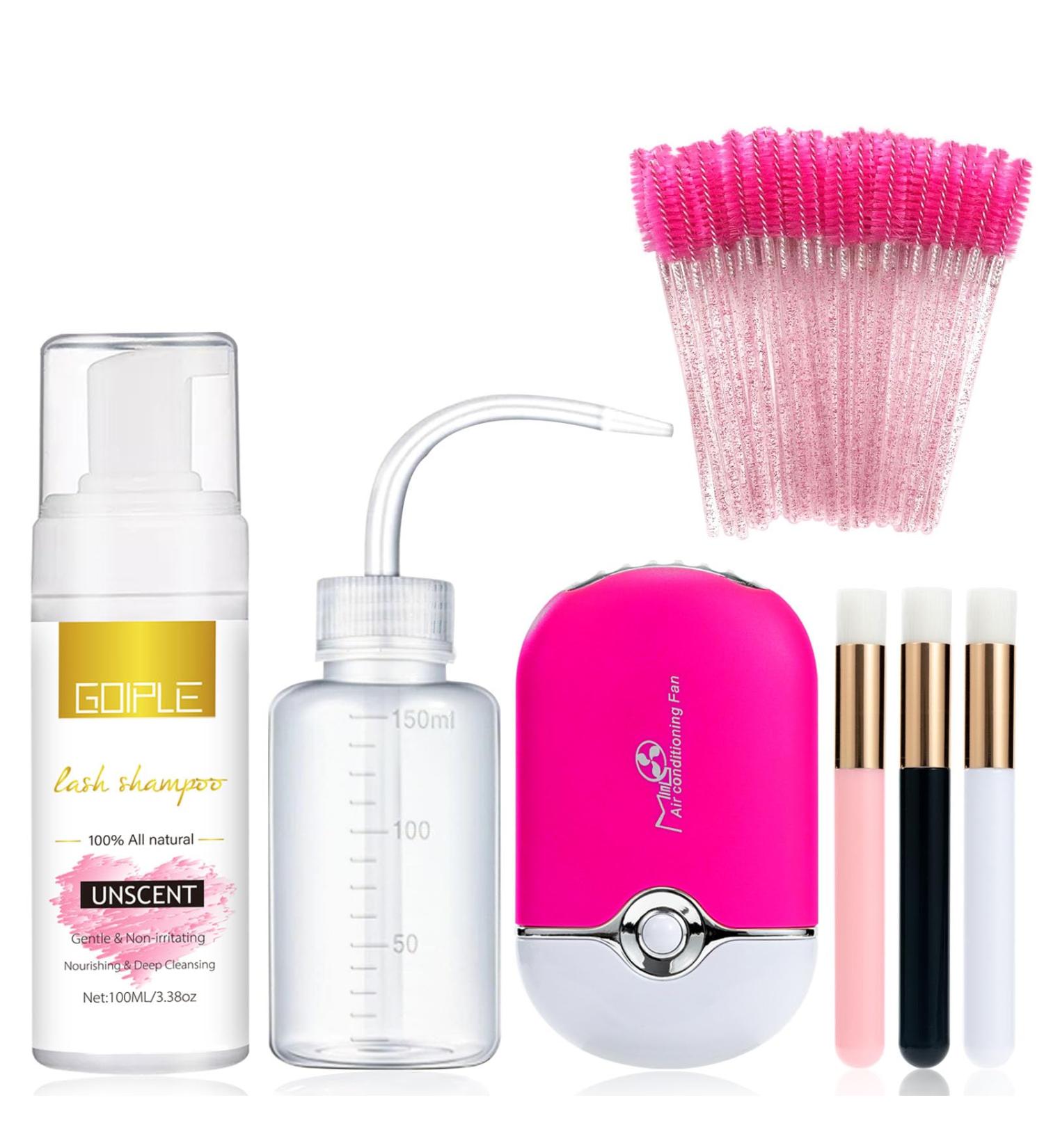 Premium Eyelash Extension Cleaner & Shampoo | USB Mini Fan & Accessories - Shop Now! - Buy Online on SooperMarket.com