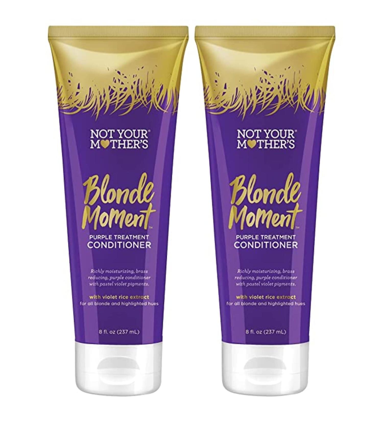 Not Your Mother's Blonde Moment Conditioner 2-Pack | Purple Conditioner for Blondes - Reduces Brass & Moisturizes Hair - Buy Online on SooperMarket.com