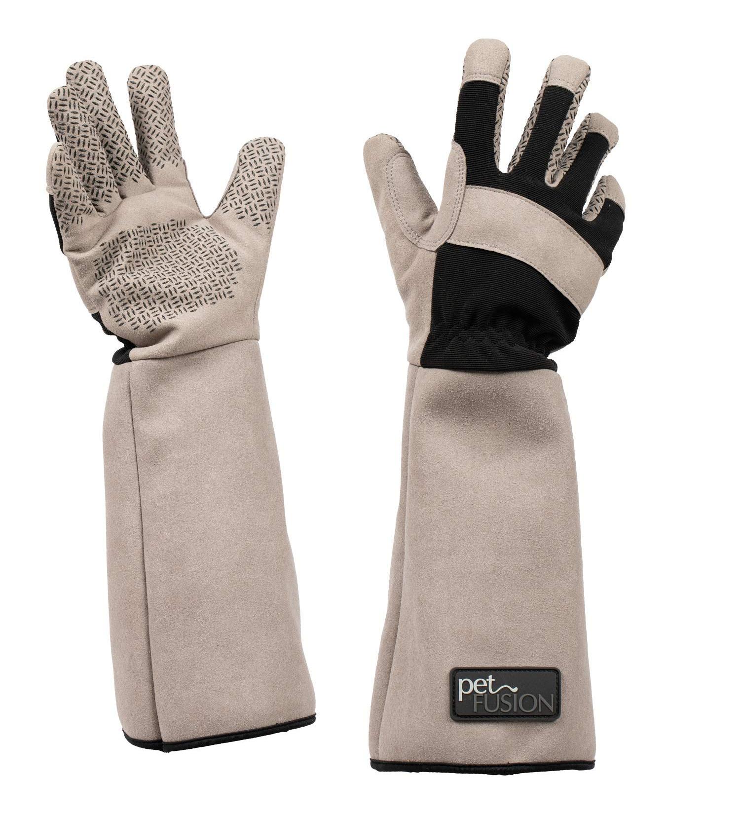 PetFusion Multipurpose Pet Glove for Grooming, Vet Trips & Handling - Medium, Grey - Buy Online on SooperMarket.com