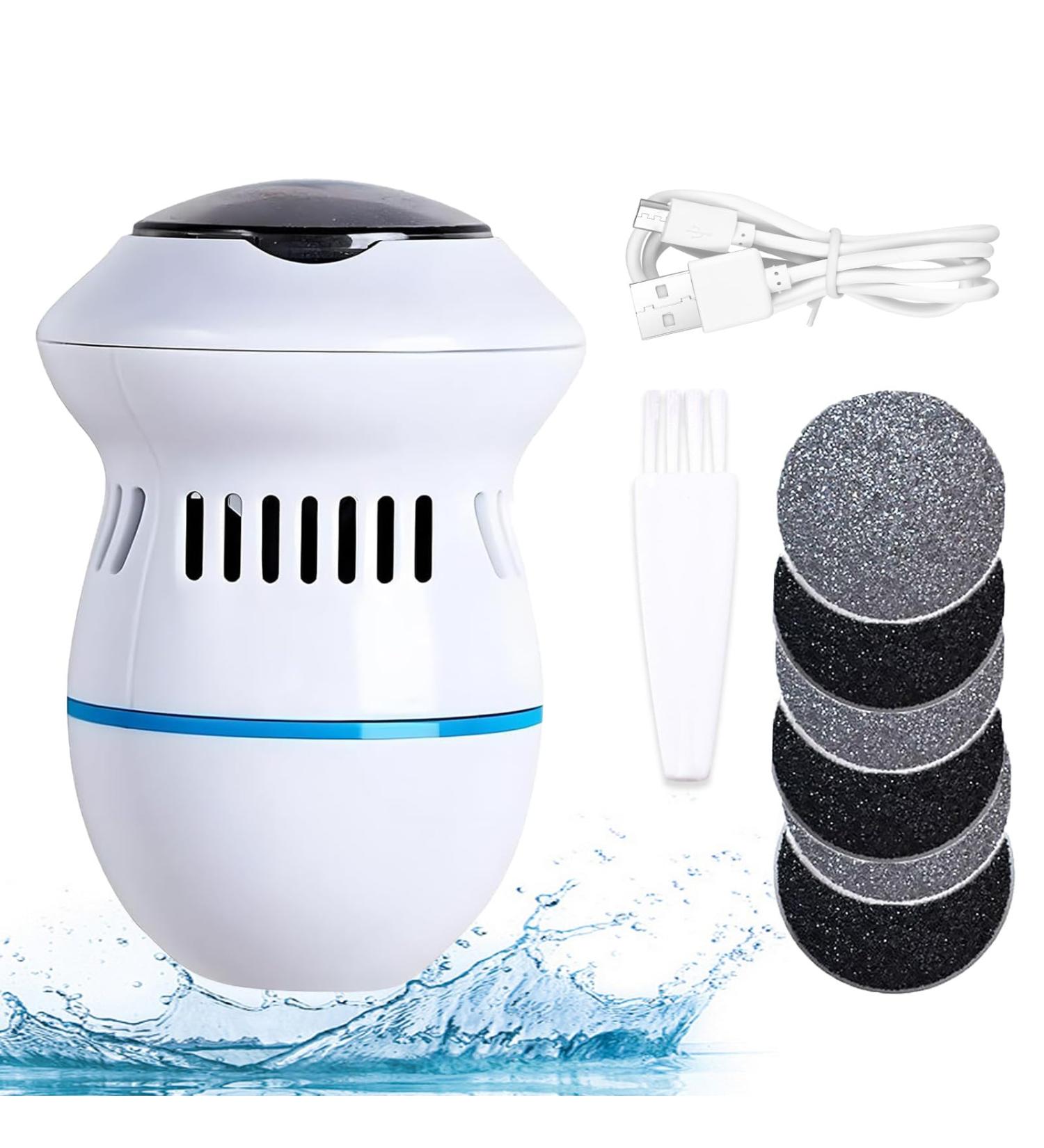 Electric Callus Remover Electric Callus Remover Pedicure Set Foot Care Electric Rechargeable Foot Callus Remover 6 Grinding Heads Included - Buy Online on SooperMarket.com