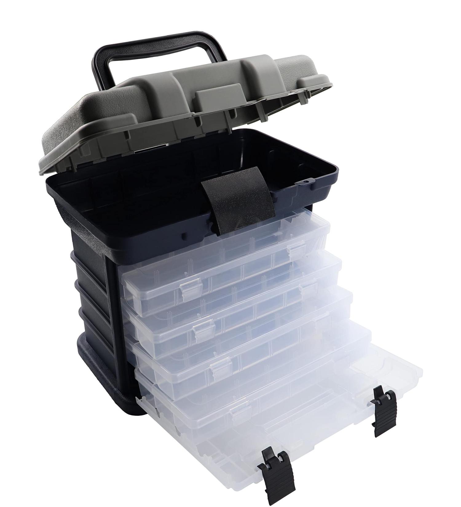 Ducurt 4-Layer Large Tackle Box Organizer for Fishing Storage - Buy Online on SooperMarket.com