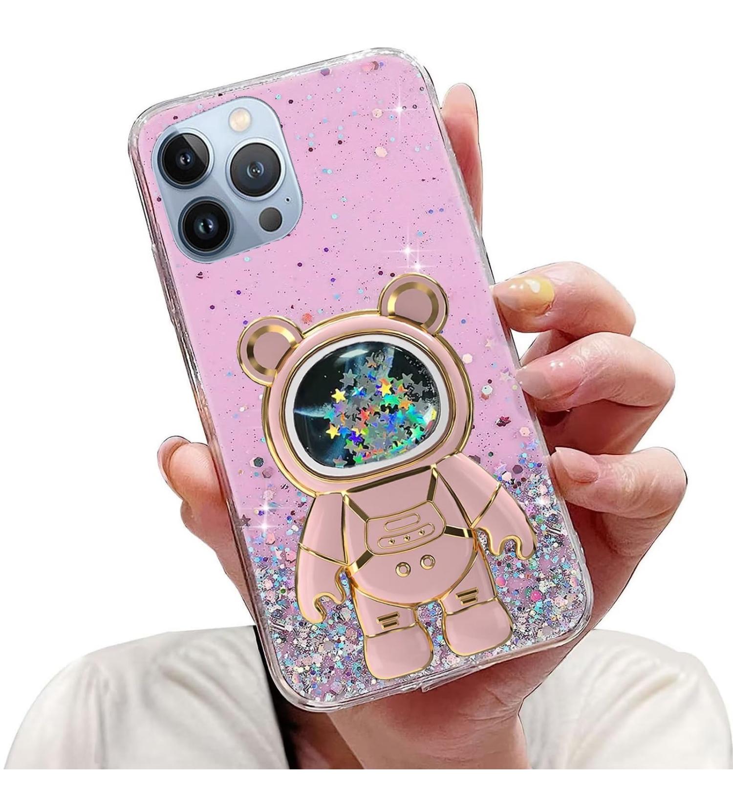 Buy Tivenfezk Nadoli iPhone 11 Pro Case - Glitter Astronaut Stand Soft Silicone Shell - Buy Online on SooperMarket.com