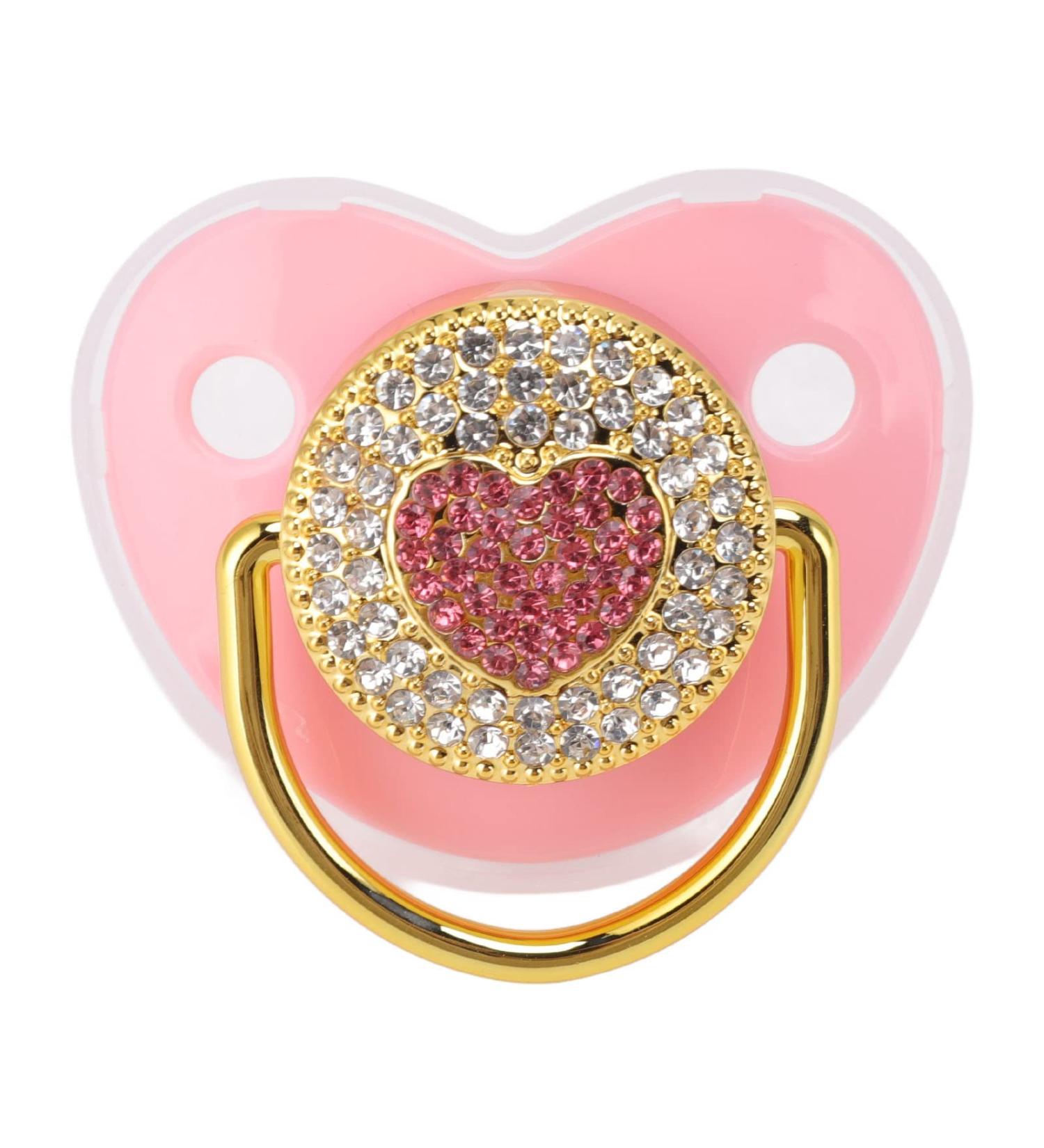 Shop Soft Pink Baby Pacifier - Safe & Flexible Ultralight Design for Comfort | International Shipping Available - Buy Online on SooperMarket.com
